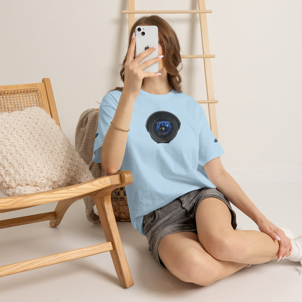I Survived 2020 — LOCKDOWN S3:E3: Director's Cut Special Edition "Remote Schooling" Unisex Heavy Cotton Tee