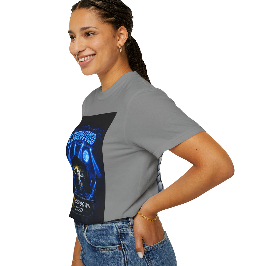 I Survived 2020 — LOCKDOWN S3:E1: "Quarantine" Unisex Garment-Dyed T-shirt