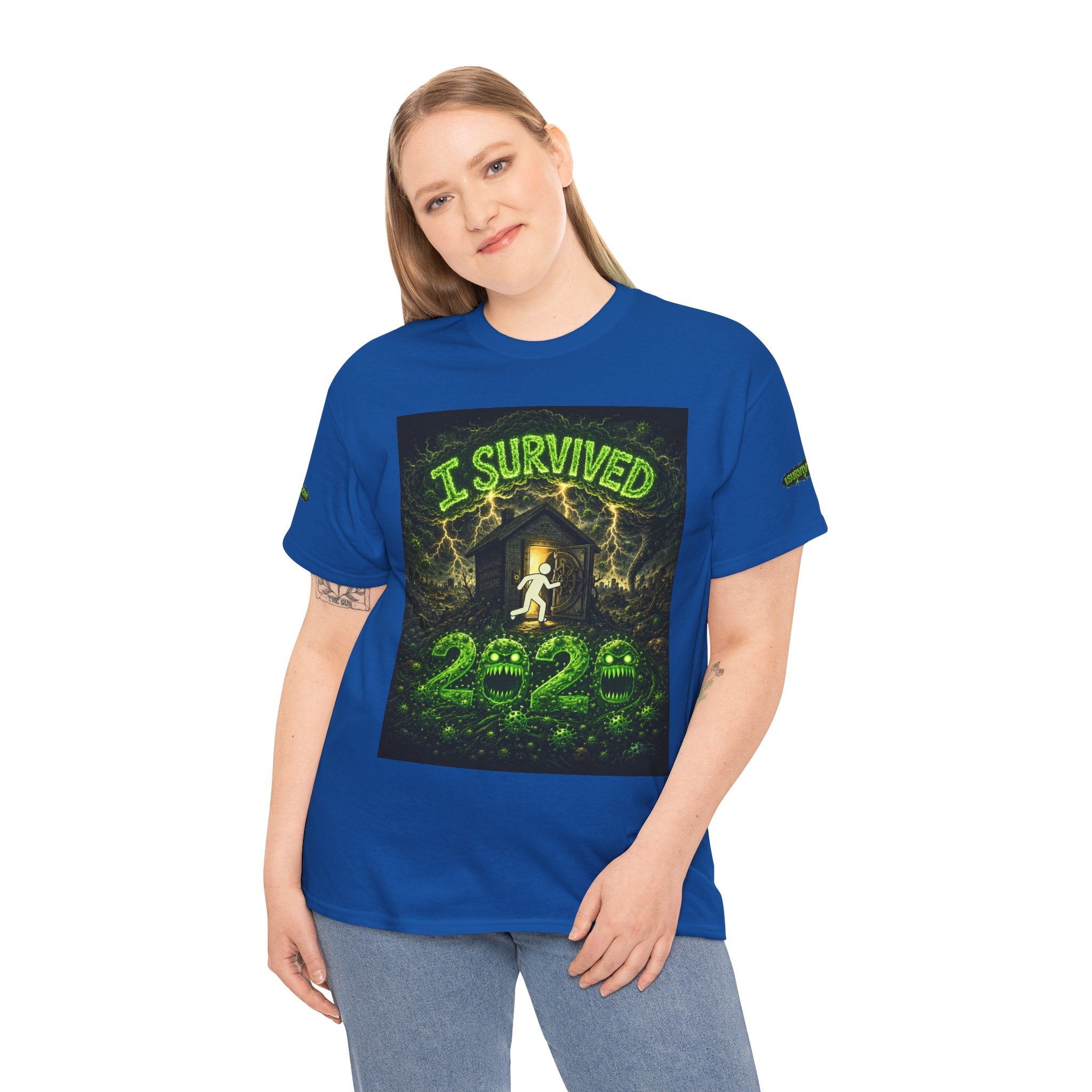 I Survived 2020 — S1:E2 "The Coming of COVID" | Pandemic Edition Unisex Heavy Cotton Tee (SPECIAL EDITION)