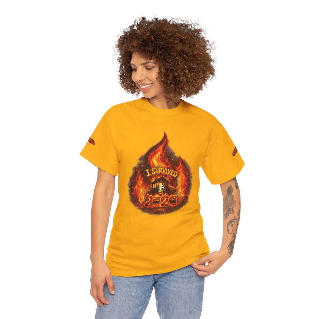 I Survived 2020 — Director's Cut S2:E3 "The California Wildfires" | Wildfire Edition Memorial Unisex Heavy Cotton Tee (SPECIAL EDITION)