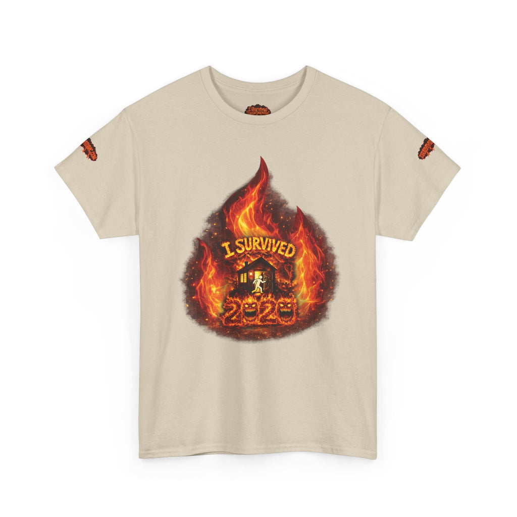 I Survived 2020 — Director's Cut S2:E3 "The California Wildfires" | Wildfire Edition Memorial Unisex Heavy Cotton Tee (SPECIAL EDITION)