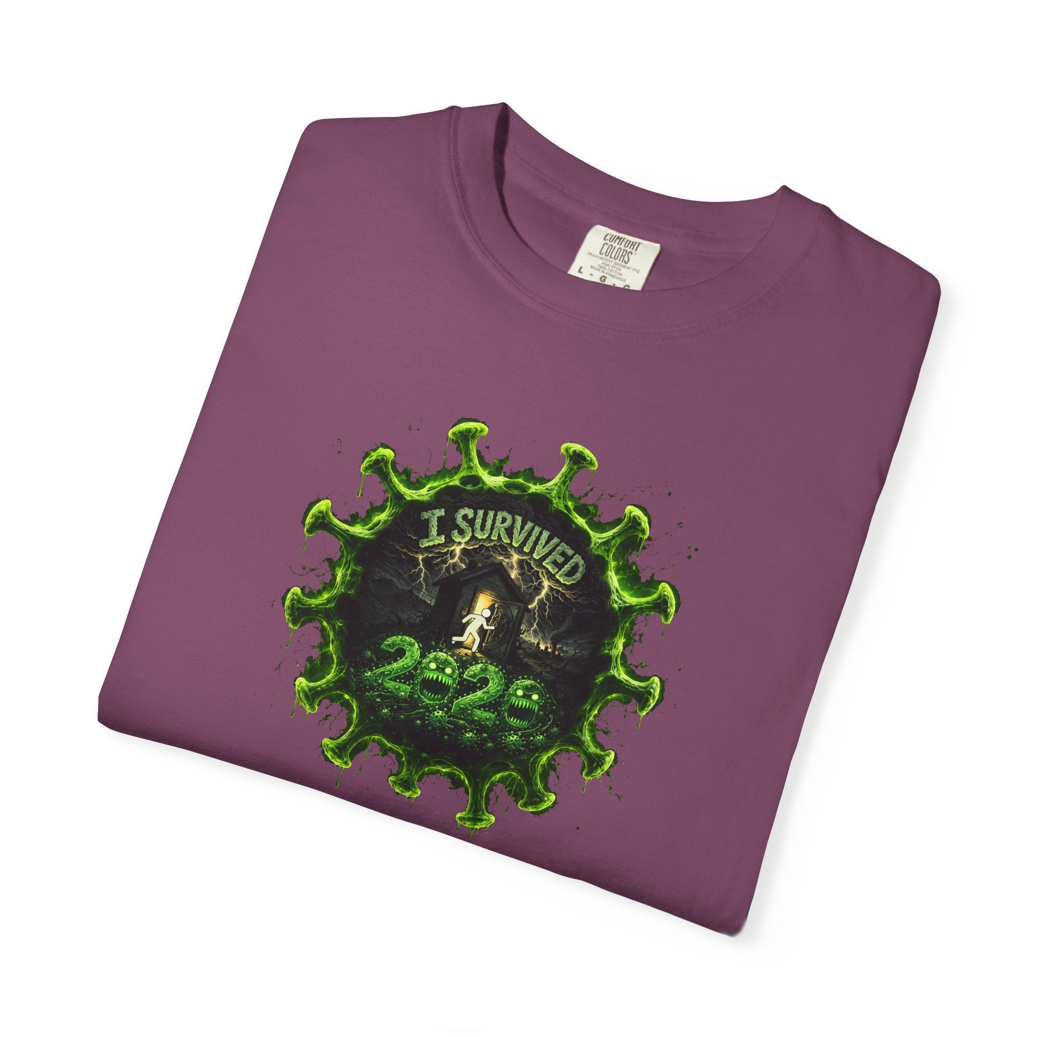 I Survived 2020 — PANDEMIC S1:E5: Director's Cut "Delivery Doomsday" Unisex Garment-Dyed T-shirt