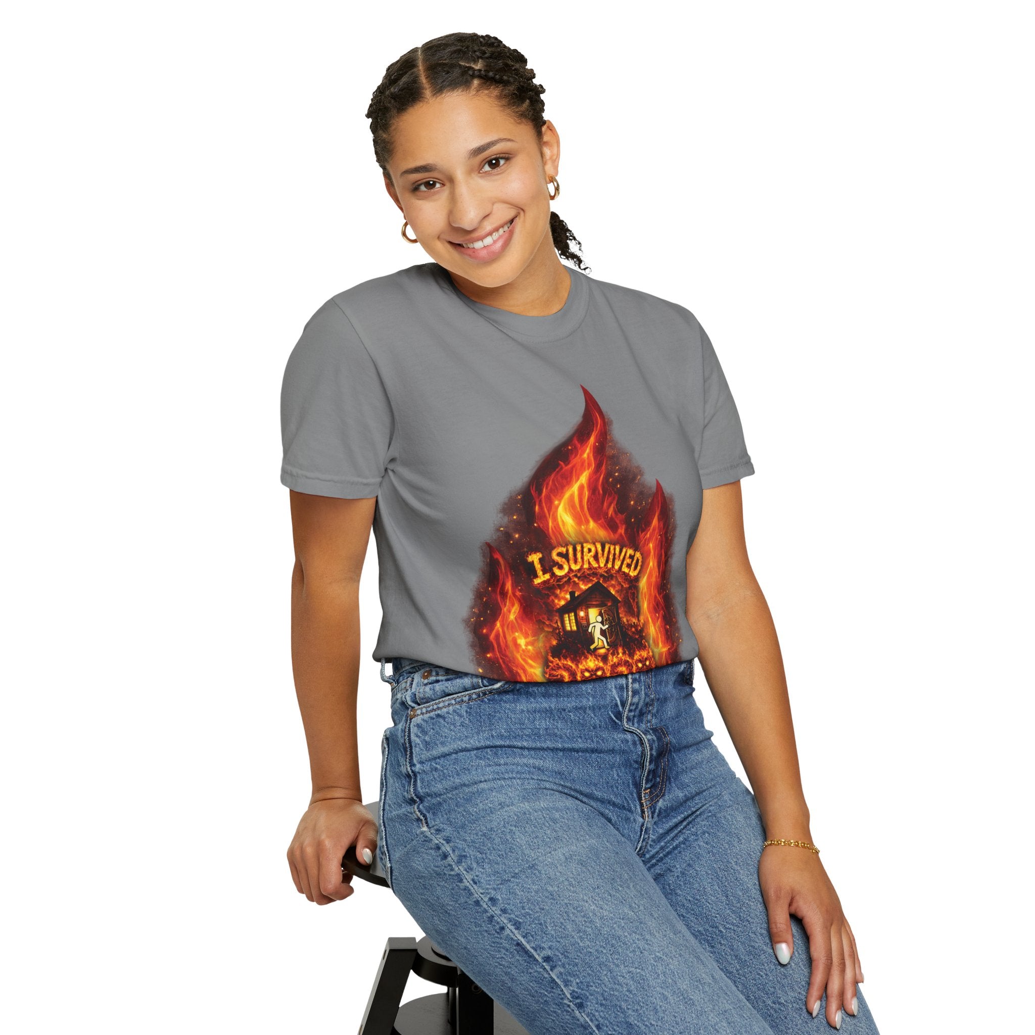 I Survived 2020 — Director's Cut S2:E4 "Western U.S. Wildfire Season" | Mid-Season Finale Pt. 1 | Wildfire Edition Memorial Unisex Garment-Dyed T-shirt
