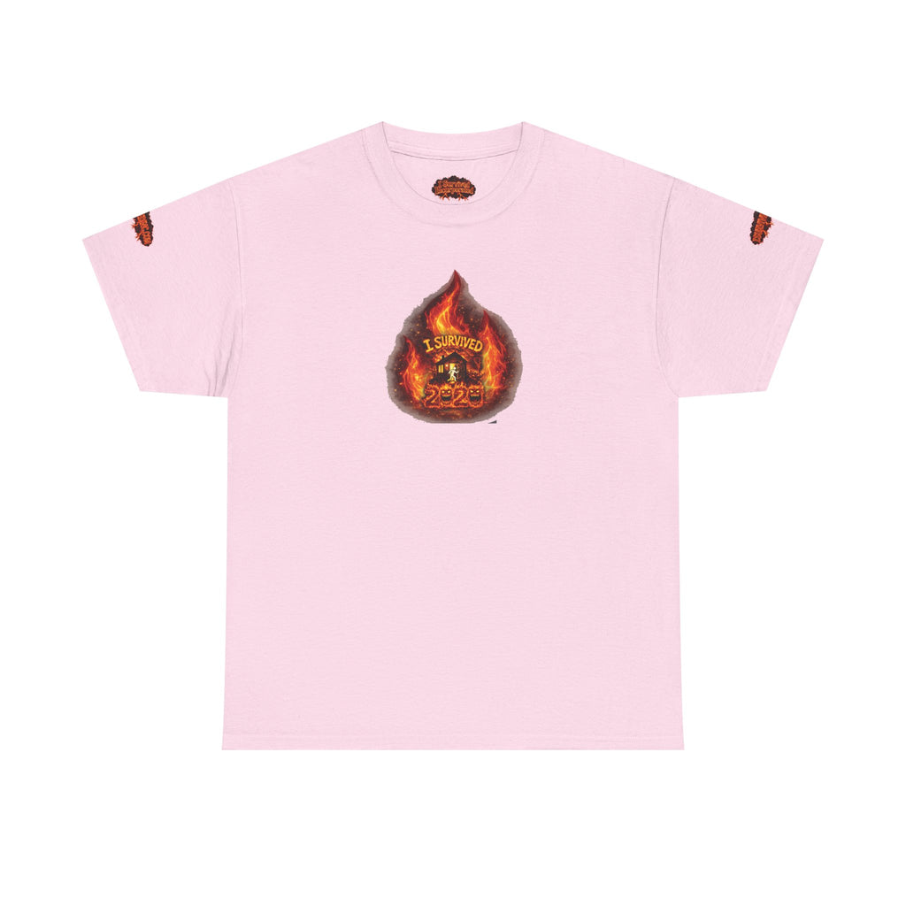 I Survived 2020 — WILDFIRES S2:E3: Director's Cut Special Edition "The California Wildfires" Memorial Unisex Heavy Cotton Tee