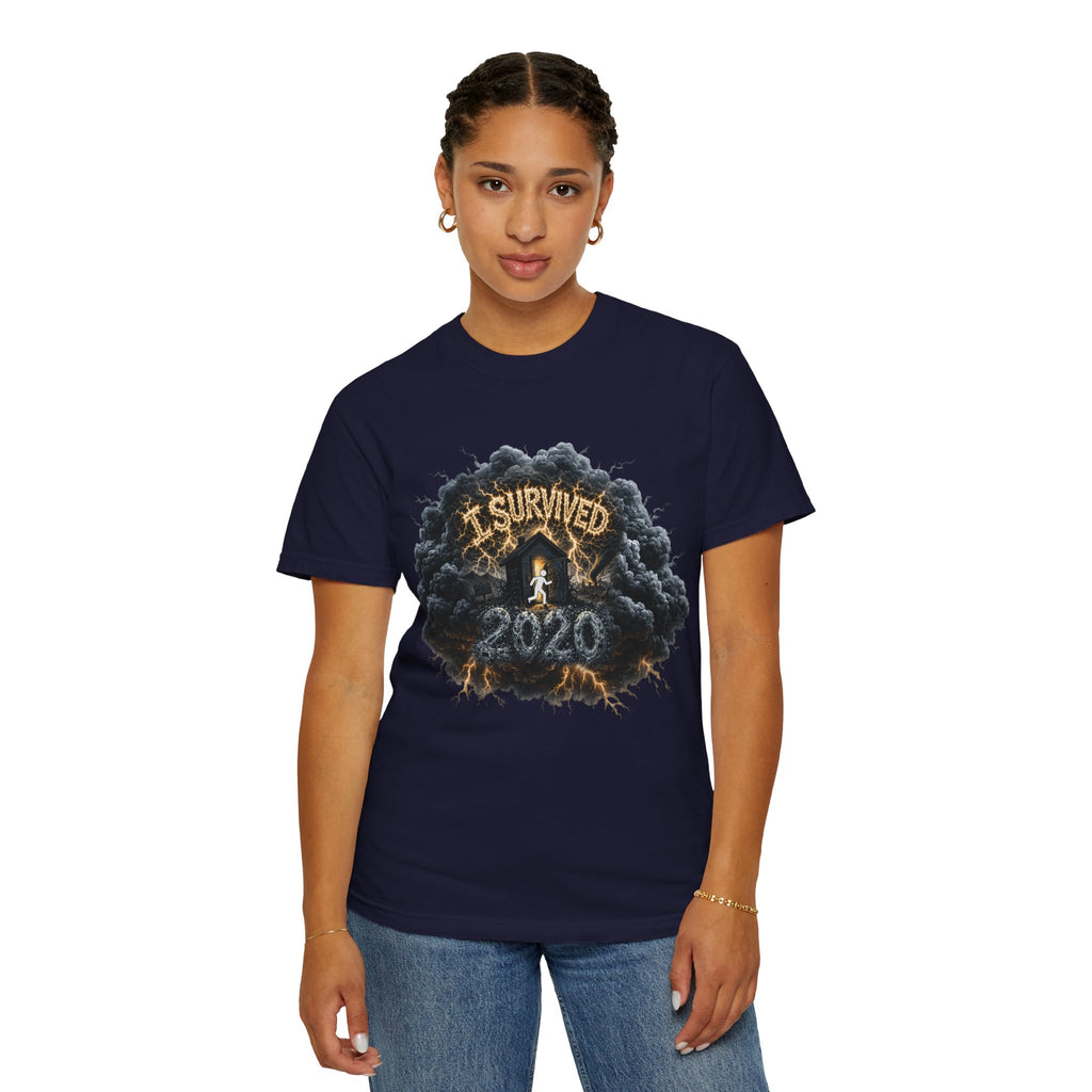 I Survived 2020 — Director's Cut Original Design Teaser Tee | Season 1 Premiere Drop Unisex Garment-Dyed T-shirt