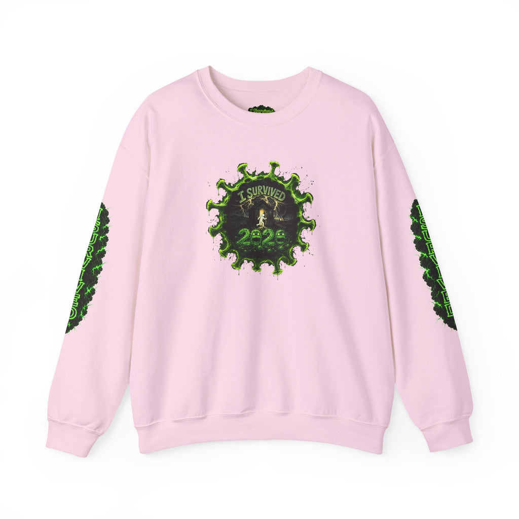 I Survived 2020 — PANDEMIC S1:E4: Director's Cut "Mask Madness" Unisex Heavy Blend™ Crewneck Sweatshirt