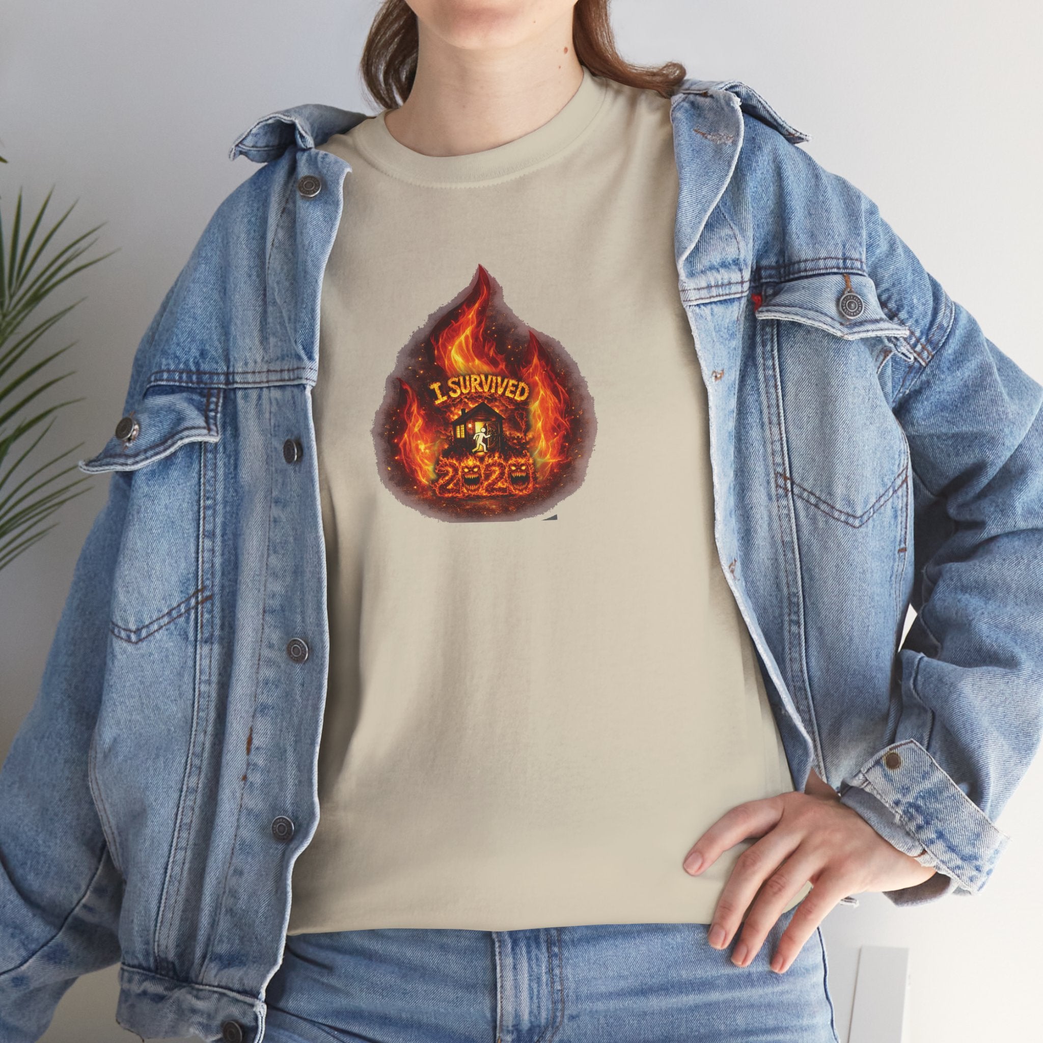 I Survived 2020 — WILDFIRES S2:E1: Director's Cut "Berry Creek" Memorial Unisex Heavy Cotton Tee