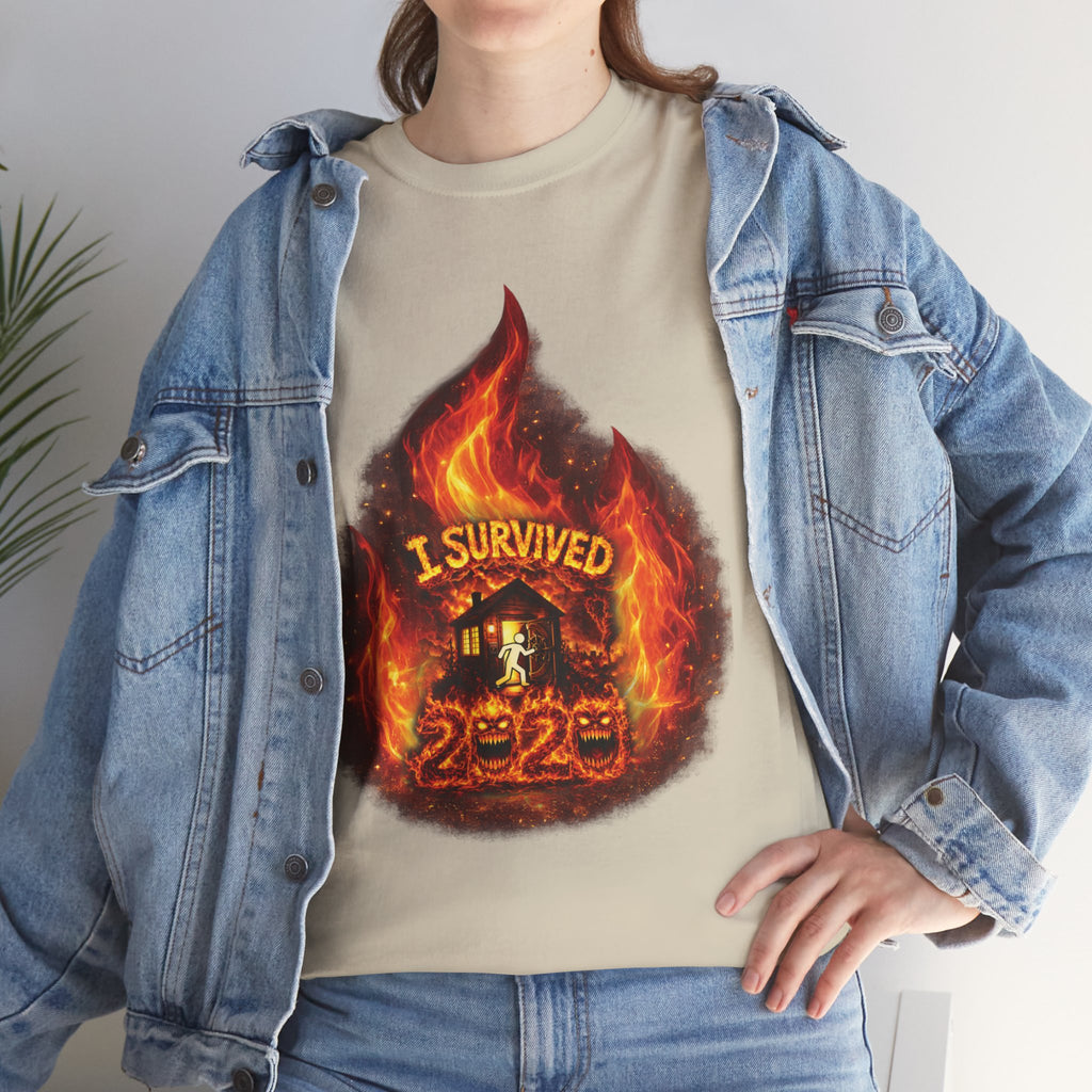 I Survived 2020 — Director's Cut S2:E4 "Western U.S. Wildfire Season" | Mid-Season Finale Pt. 1 | Wildfire Edition Memorial Unisex Heavy Cotton Tee (SPECIAL EDITION)