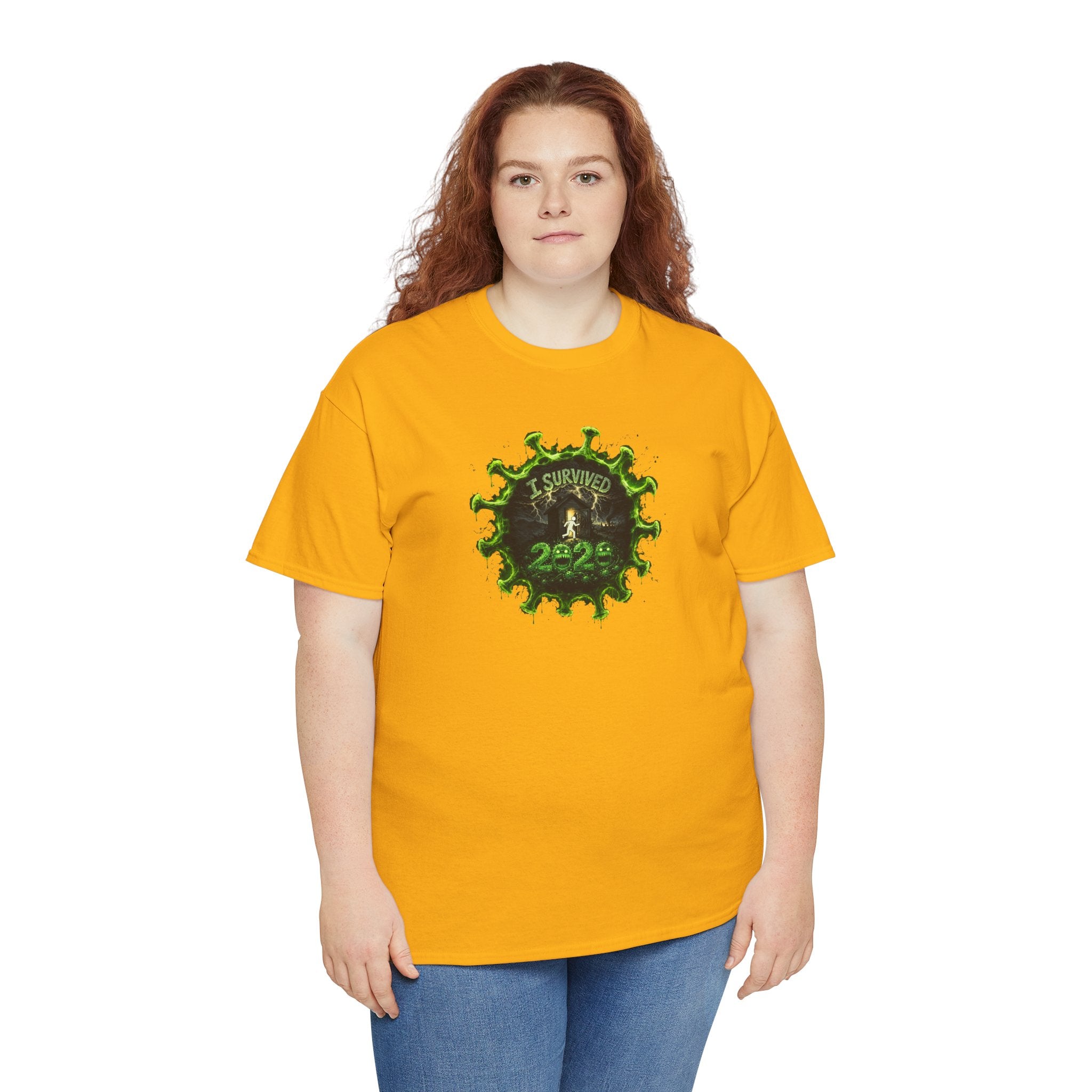 I Survived 2020 — PANDEMIC S1:E1: Director's Cut "COVID-19: The Coronavirus" Unisex Heavy Cotton Tee