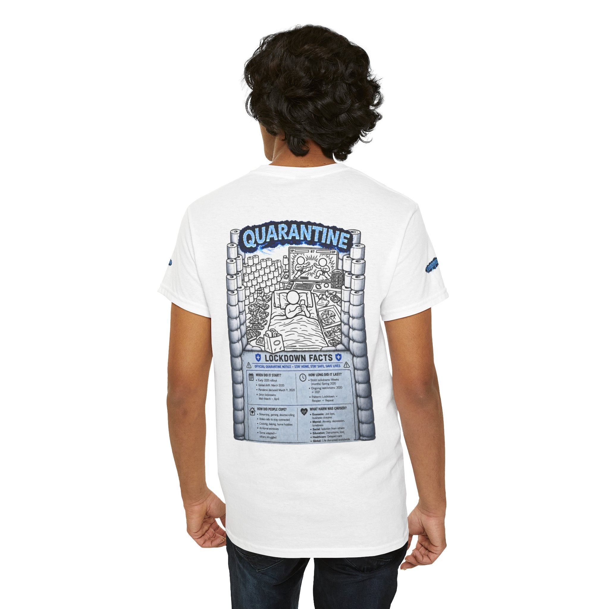 I Survived 2020 — LOCKDOWN S3:E1: Special Edition "Quarantine" Unisex Heavy Cotton Tee