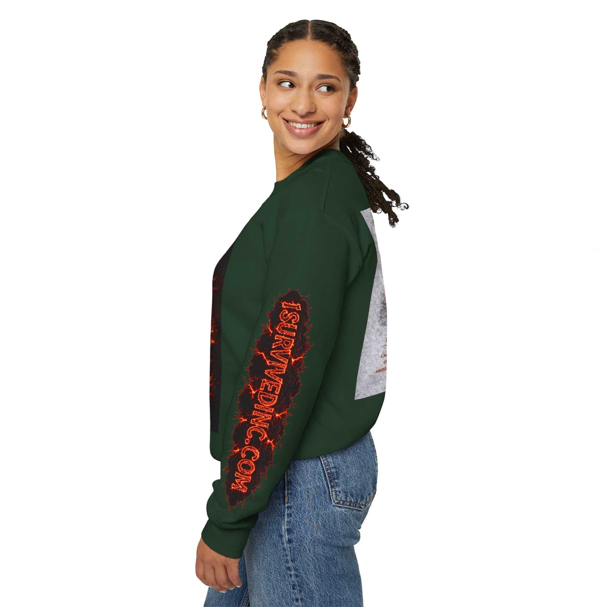 I Survived 2020 — S2:E4 "Western U.S. Wildfire Season" | Mid-Season Finale Pt. 1 | Wildfire Edition Memorial Unisex Heavy Blend™ Crewneck Sweatshirt