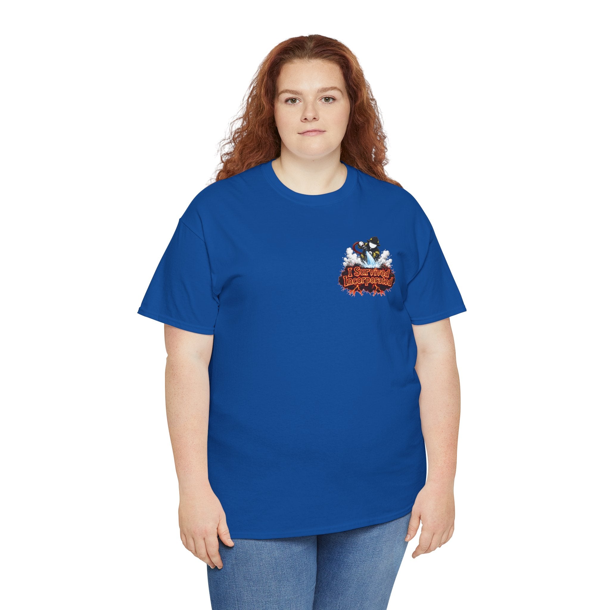 I Survived 2020 — "Please Stand By" Test Pattern Tee Wildfire Signal Edition Summer Premiere Unisex Heavy Cotton Tee