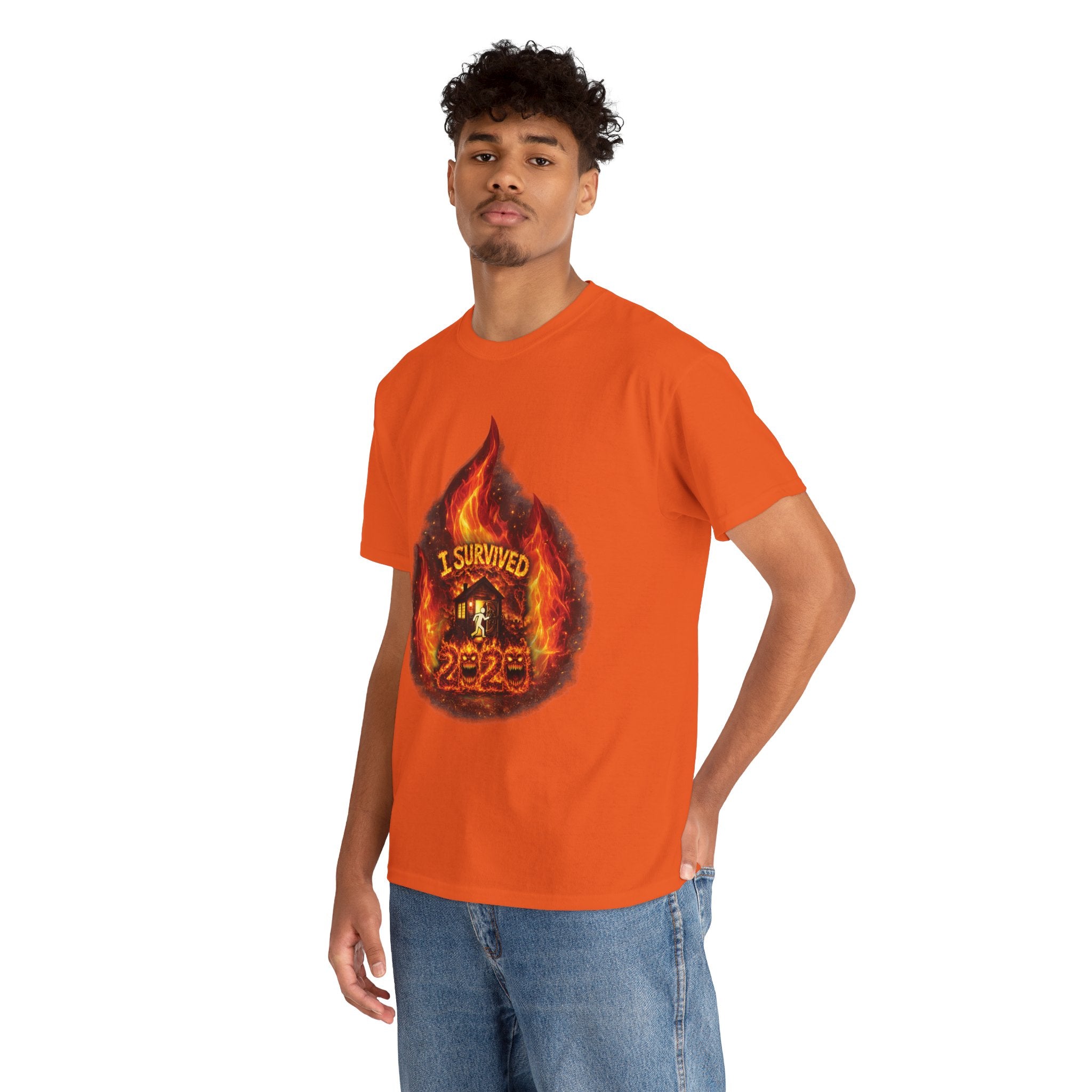 I Survived 2020 — Director's Cut S2:E1 "Berry Creek" | Wildfire Edition Memorial Unisex Heavy Cotton Tee