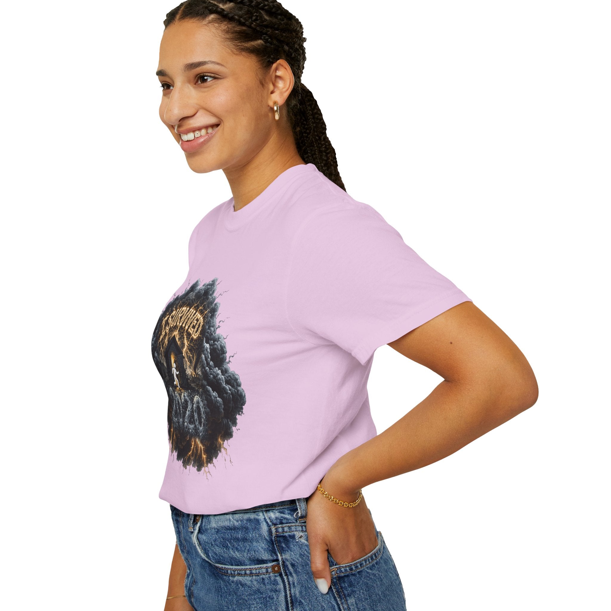 I Survived 2020 — Director's Cut Original Design Teaser Tee | Season 1 Premiere Drop Unisex Garment-Dyed T-shirt