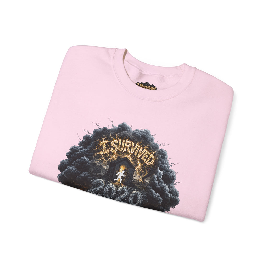 I Survived 2020 — Director's Cut Original Design Teaser Tee | Season 1 Premiere Drop Unisex Heavy Blend™ Crewneck Sweatshirt