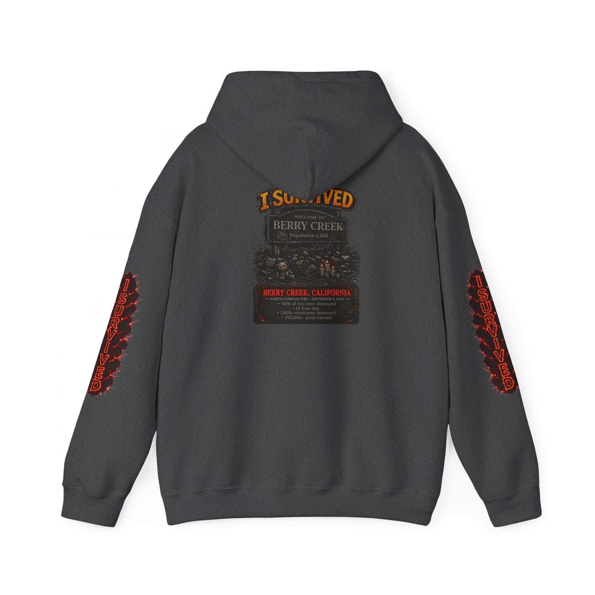 I Survived 2020 — Director's Cut S2:E1 "Berry Creek" | Wildfire Edition Memorial Hoodie Sweatshirt