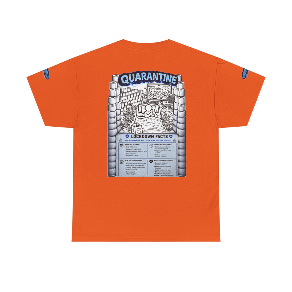 I Survived 2020 — LOCKDOWN S3:E1: Special Edition "Quarantine" Unisex Heavy Cotton Tee