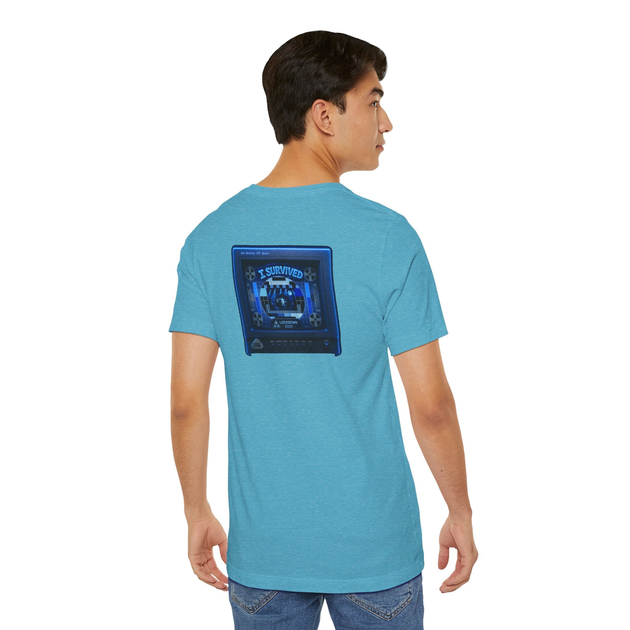 I Survived 2020 — "Please Stand By" Test Pattern Tee Lockdown Summer Exclusive Unisex Jersey Short Sleeve Tee