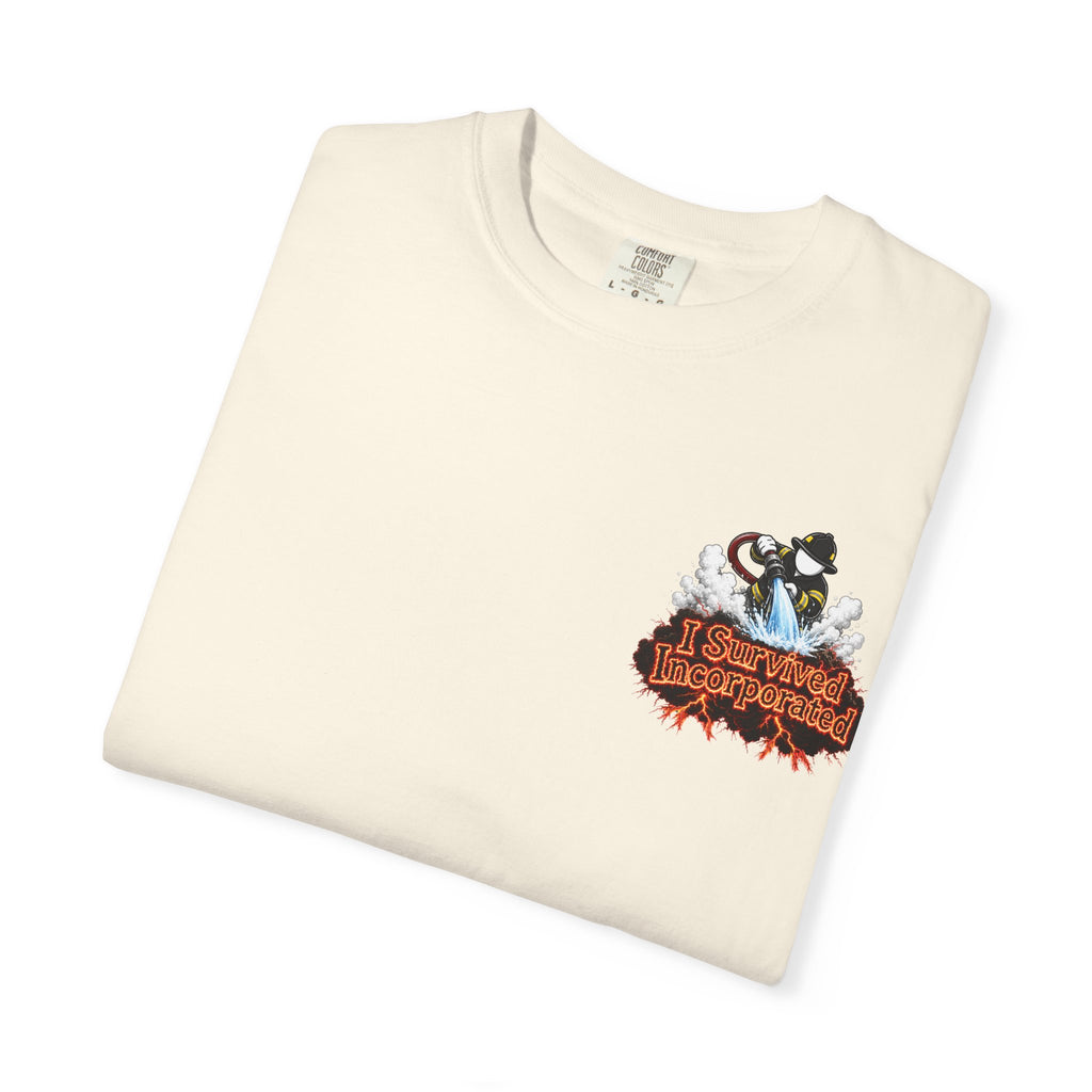 I Survived 2020 — "Please Stand By" Test Pattern Tee Wildfire Signal Edition Summer Premiere Unisex Garment-Dyed T-shirt