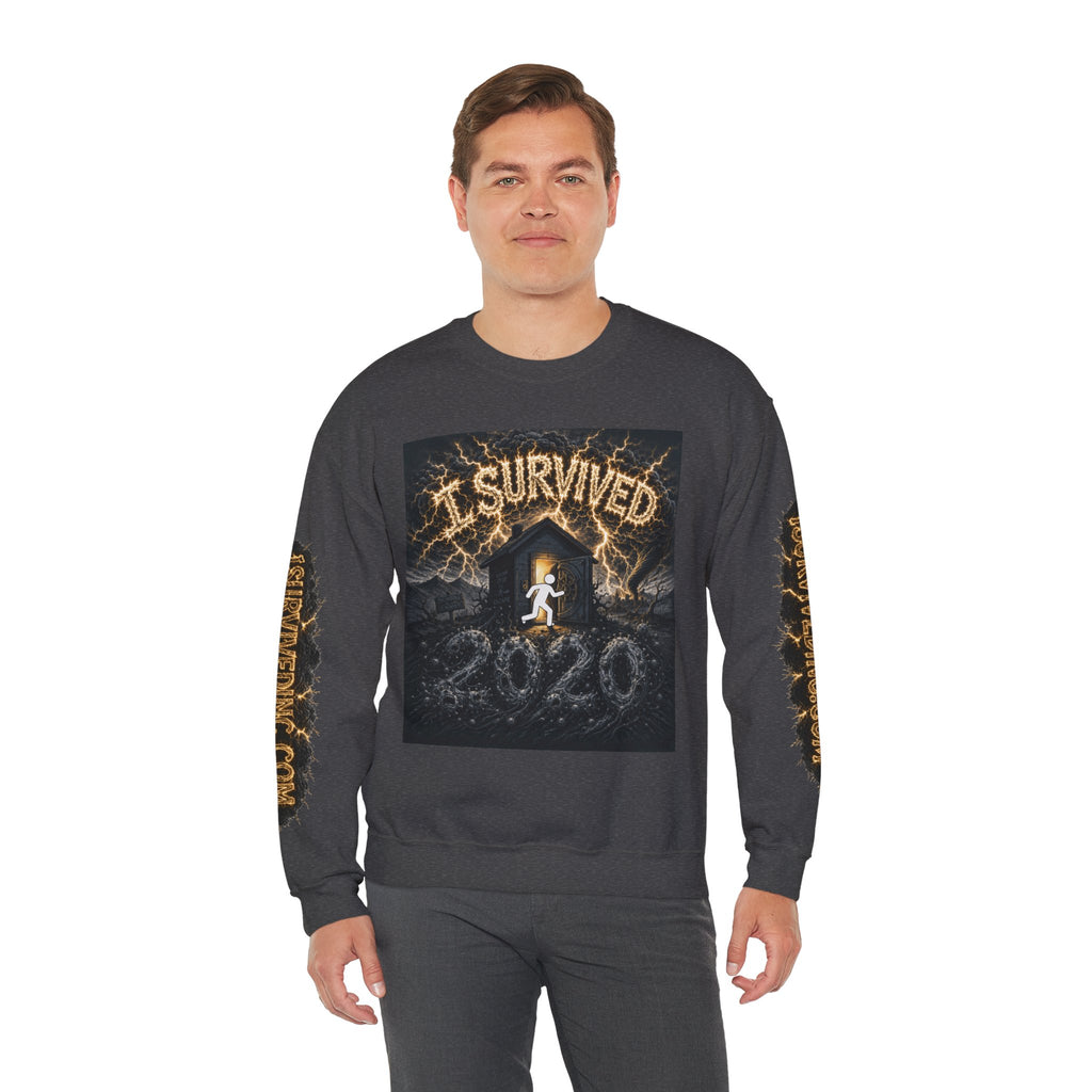 I Survived 2020 — Original PILOT Design: Special Edition Unisex Heavy Blend™ Crewneck Sweatshirt