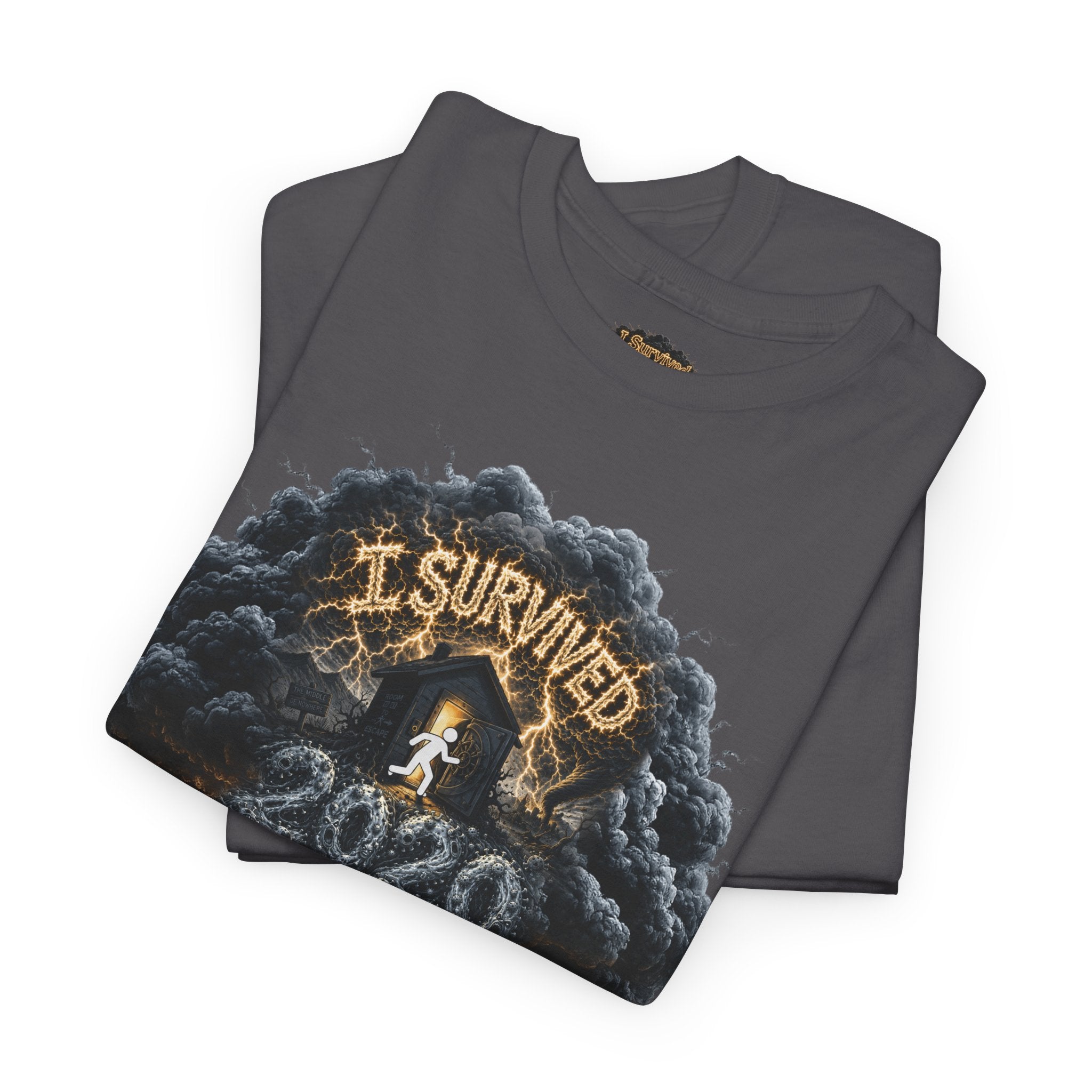 I Survived 2020 — Director's Cut Original Design Teaser Tee | Season 1 Premiere Drop Unisex Heavy Cotton Tee