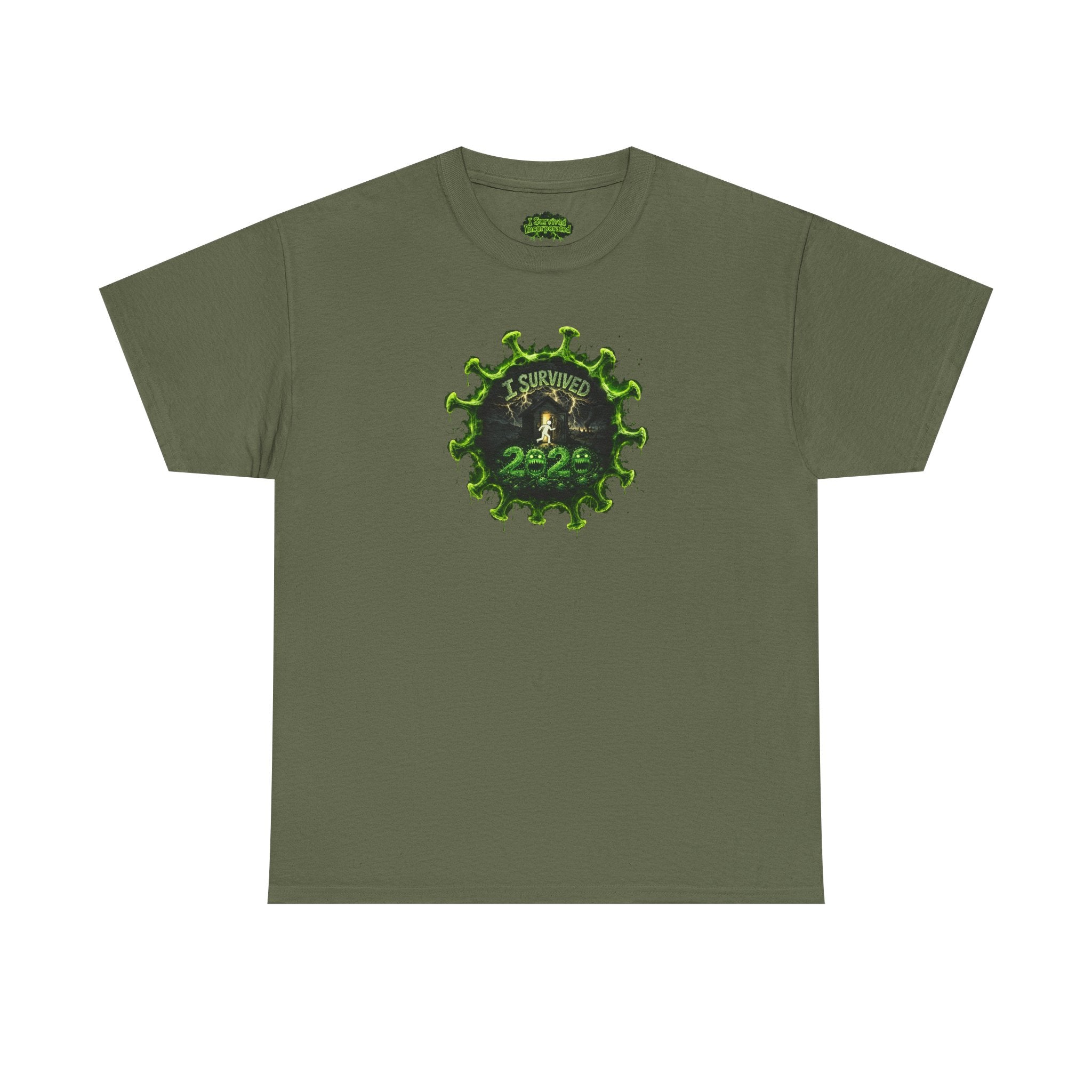 I Survived 2020 — PANDEMIC S1:E1: Director's Cut "COVID-19: The Coronavirus" Unisex Heavy Cotton Tee