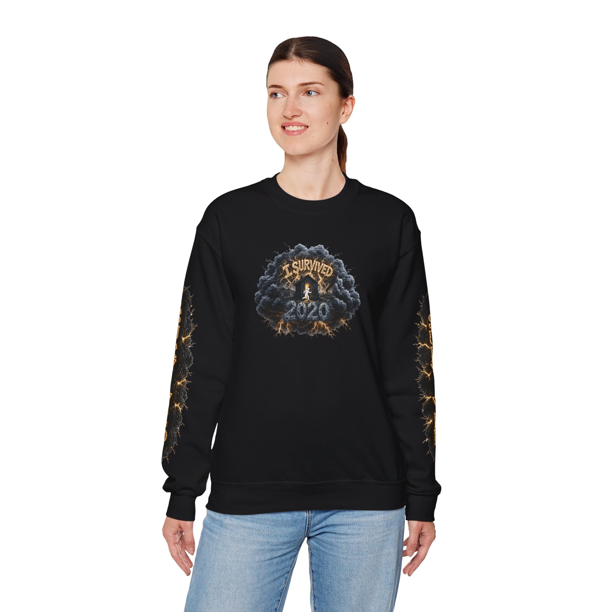 I Survived 2020 — Original PILOT Design: Director's Cut Special Edition Unisex Heavy Blend™ Crewneck Sweatshirt
