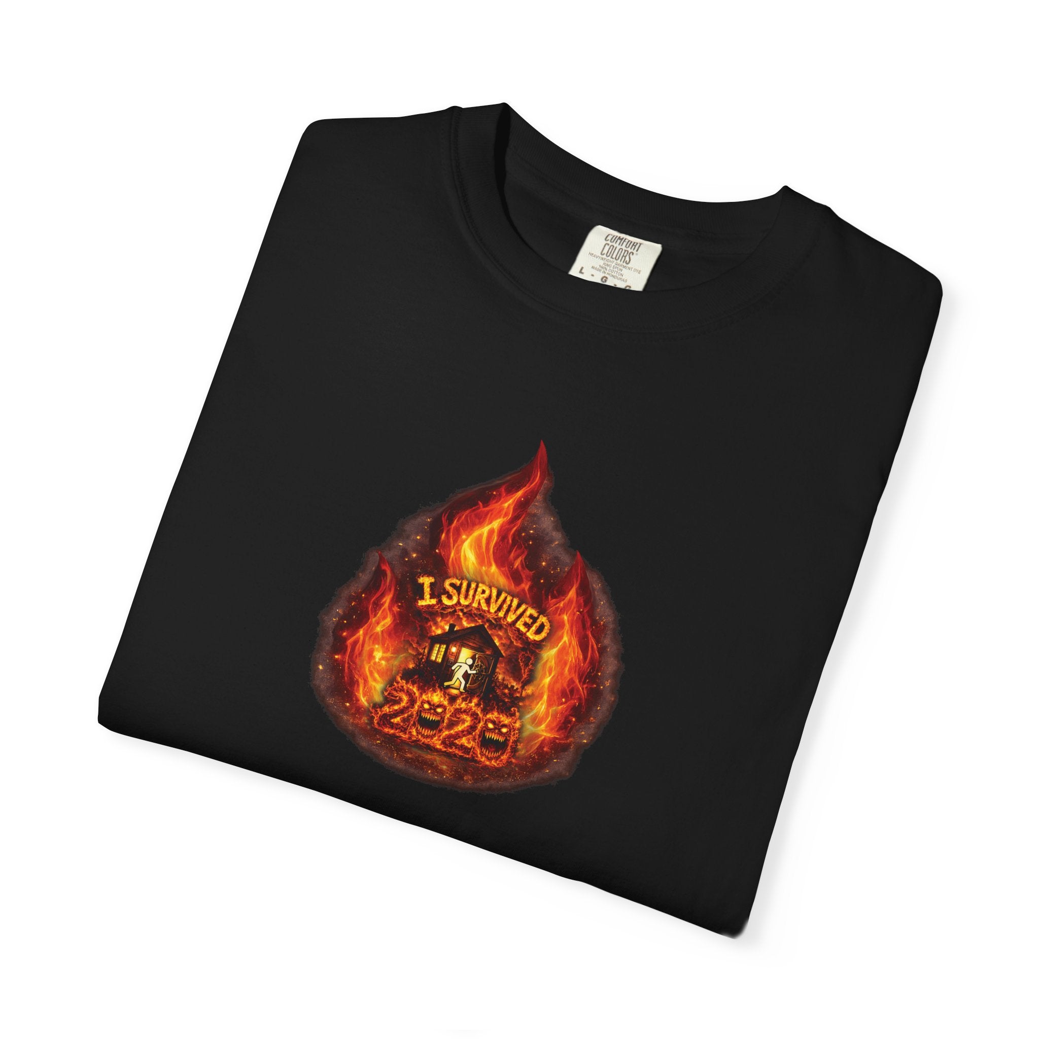 I Survived 2020 — WILDFIRES S2:E3: Director's Cut "The California Wildfires" Memorial Unisex Garment-Dyed T-shirt