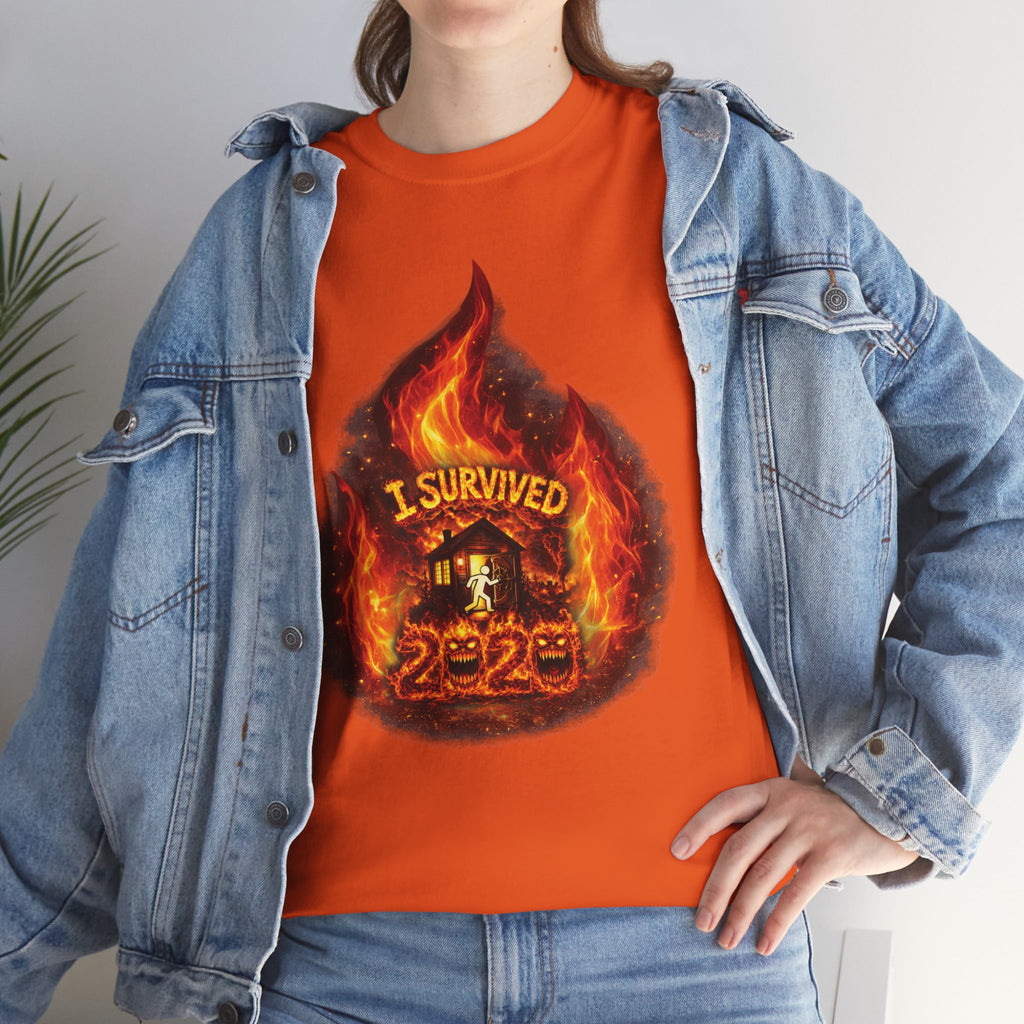 I Survived 2020 — Director's Cut S2:E2 "The Bobcat Fire" | Wildfire Edition Memorial Unisex Heavy Cotton Tee
