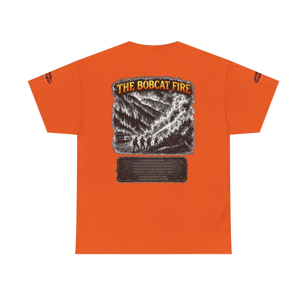 I Survived 2020 — WILDFIRES S2:E2: Special Edition "The Bobcat Fire" Memorial Unisex Heavy Cotton Tee