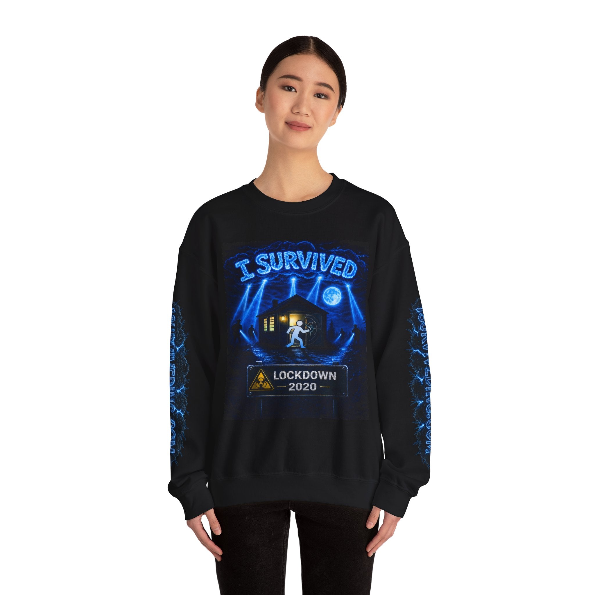 I Survived 2020 — S3:E1 "Quarantine" | Lockdown Edition Documentary Unisex Heavy Blend™ Crewneck Sweatshirt
