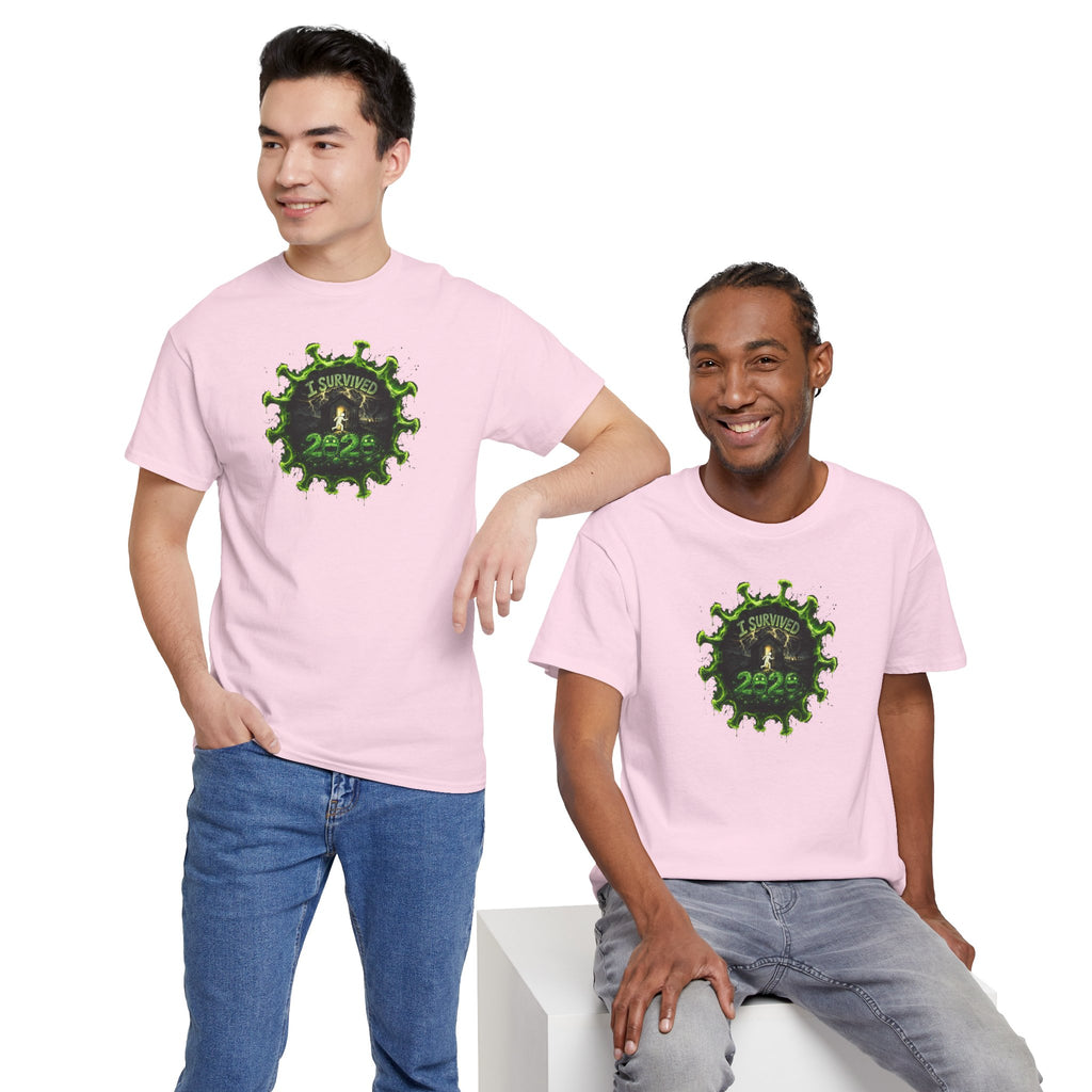 I Survived 2020 — PANDEMIC S1:E2: Director's Cut "The Coming of COVID" Unisex Heavy Cotton Tee