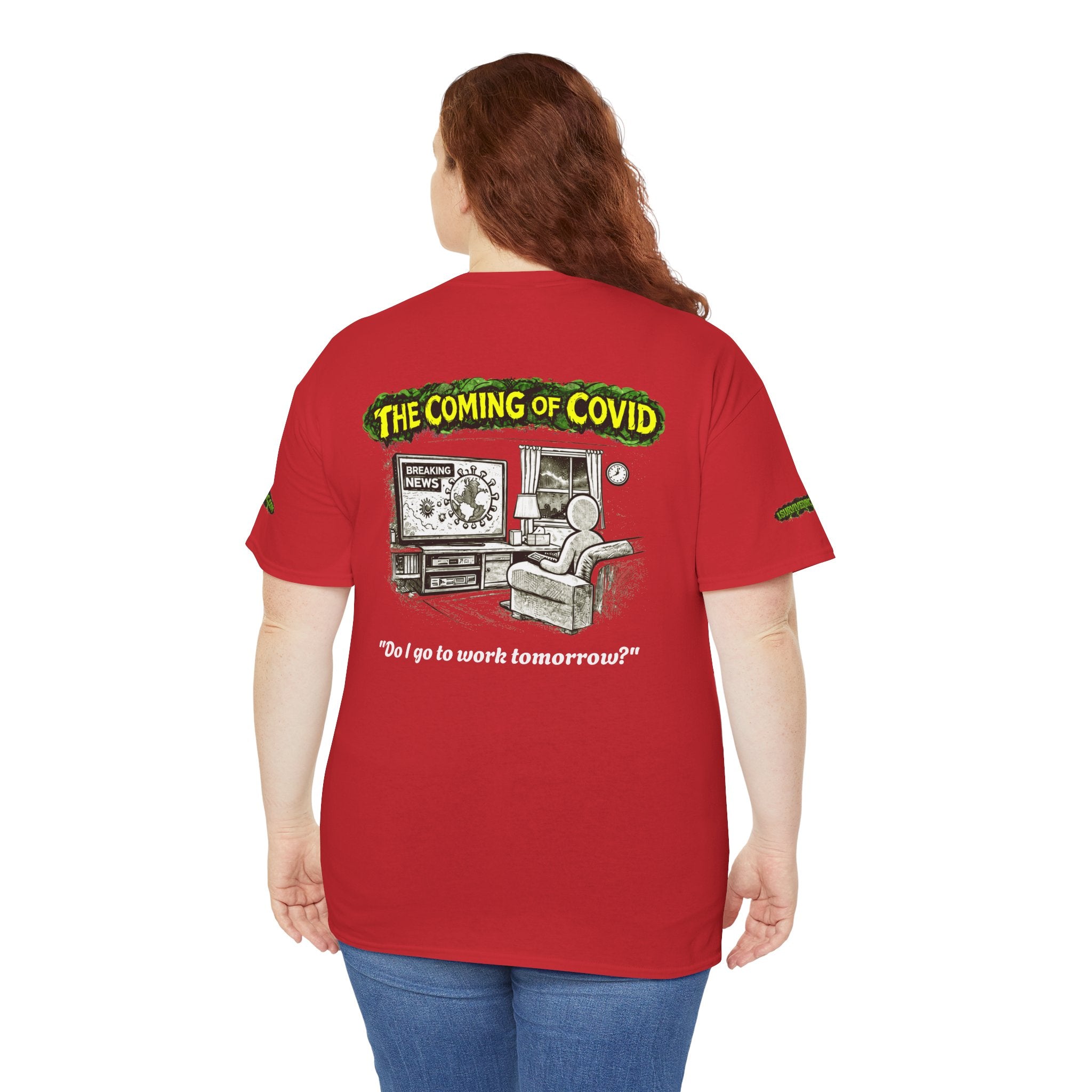 I Survived 2020 — PANDEMIC S1:E2: Special Edition "The Coming of COVID" Unisex Heavy Cotton Tee