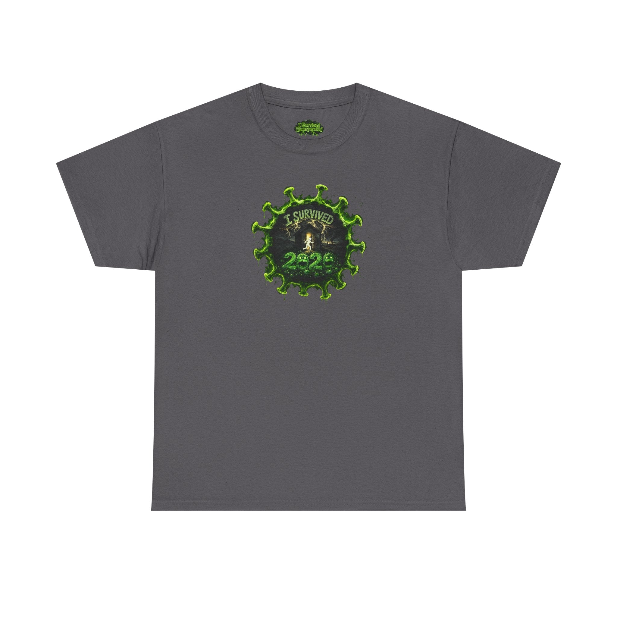 I Survived 2020 — PANDEMIC S1:E1: Director's Cut "COVID-19: The Coronavirus" Unisex Heavy Cotton Tee