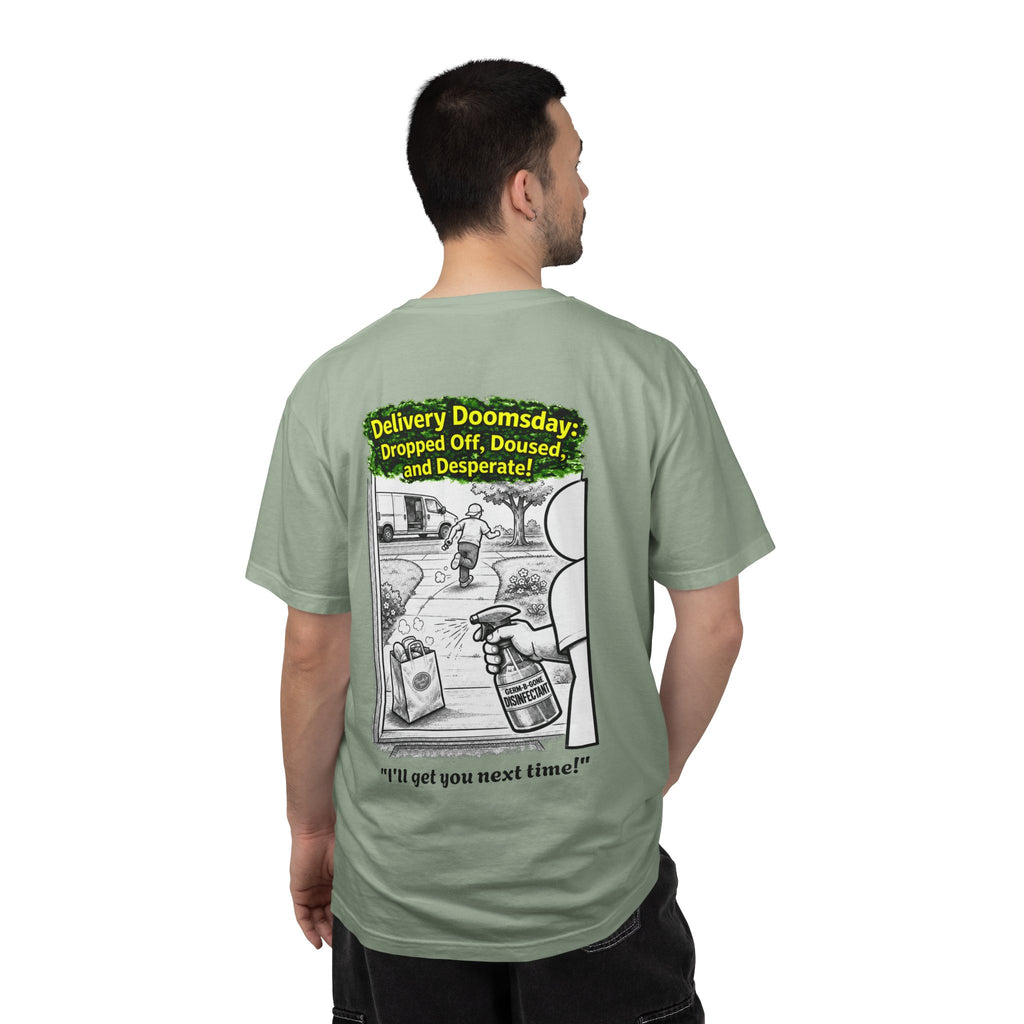 I Survived 2020 — PANDEMIC S1:E5: Director's Cut "Delivery Doomsday" Unisex Garment-Dyed T-shirt