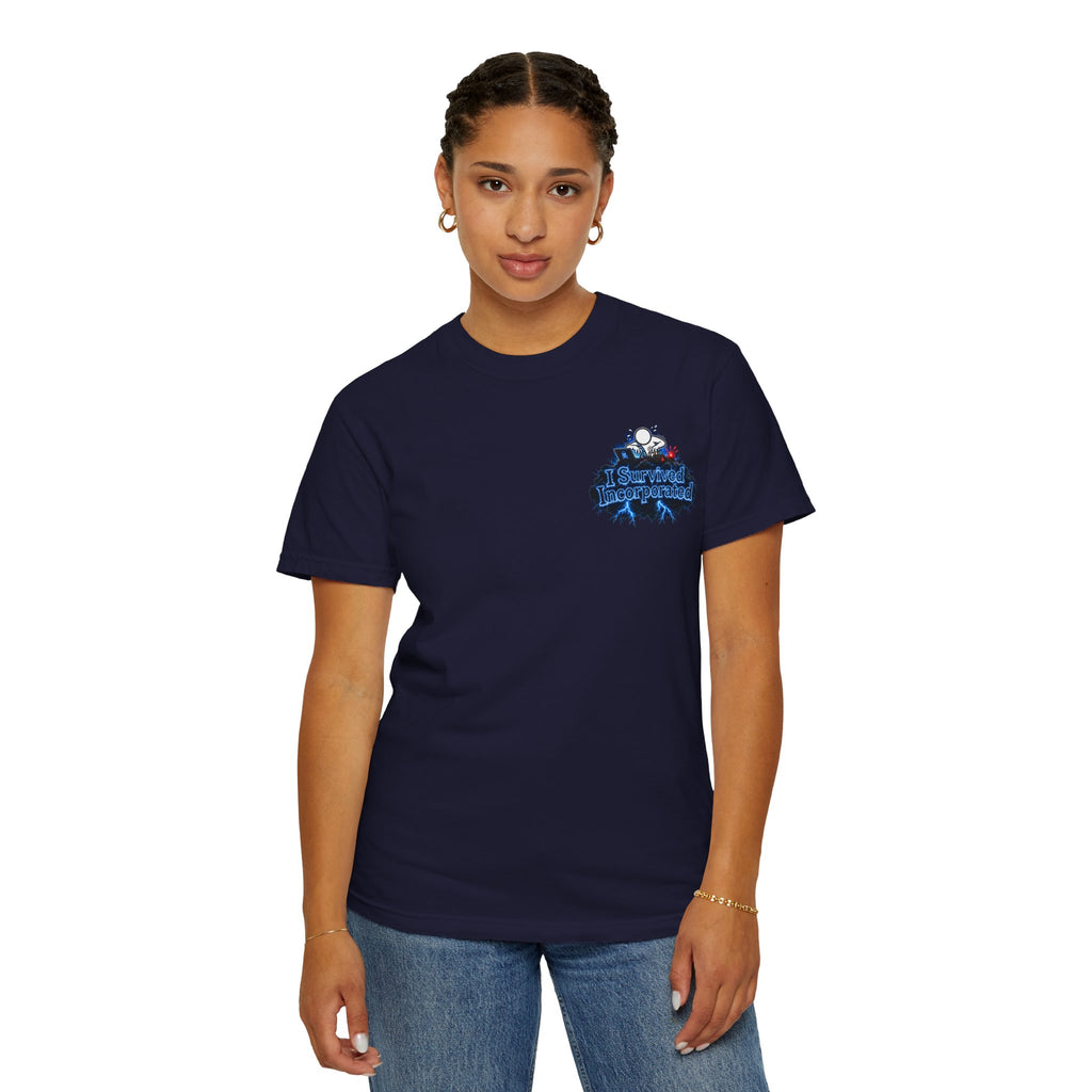 I Survived 2020 — "Please Stand By" Test Pattern Tee Lockdown Special Edition Summer Exclusive Unisex Garment-Dyed T-shirt