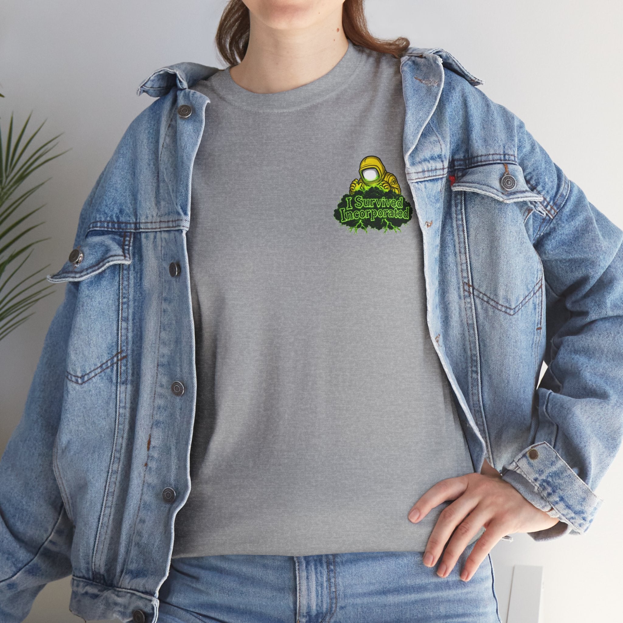 I Survived 2020 — "Please Stand By" Test Pattern Toxic Signal Tee Summer Premiere Unisex Heavy Cotton Tee
