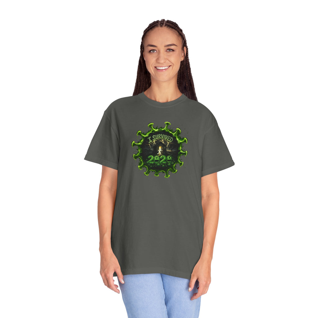 I Survived 2020 — PANDEMIC S1:E5: Director's Cut "Delivery Doomsday" Unisex Garment-Dyed T-shirt