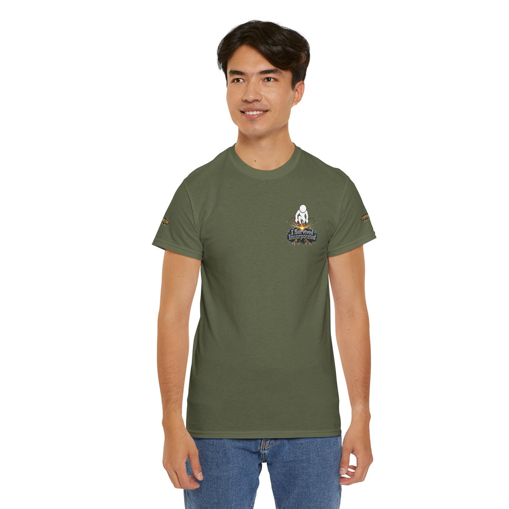 I Survived 2020 — "Please Stand By" Test Pattern Tee Special Edition Summer Premier Unisex Heavy Cotton Tee