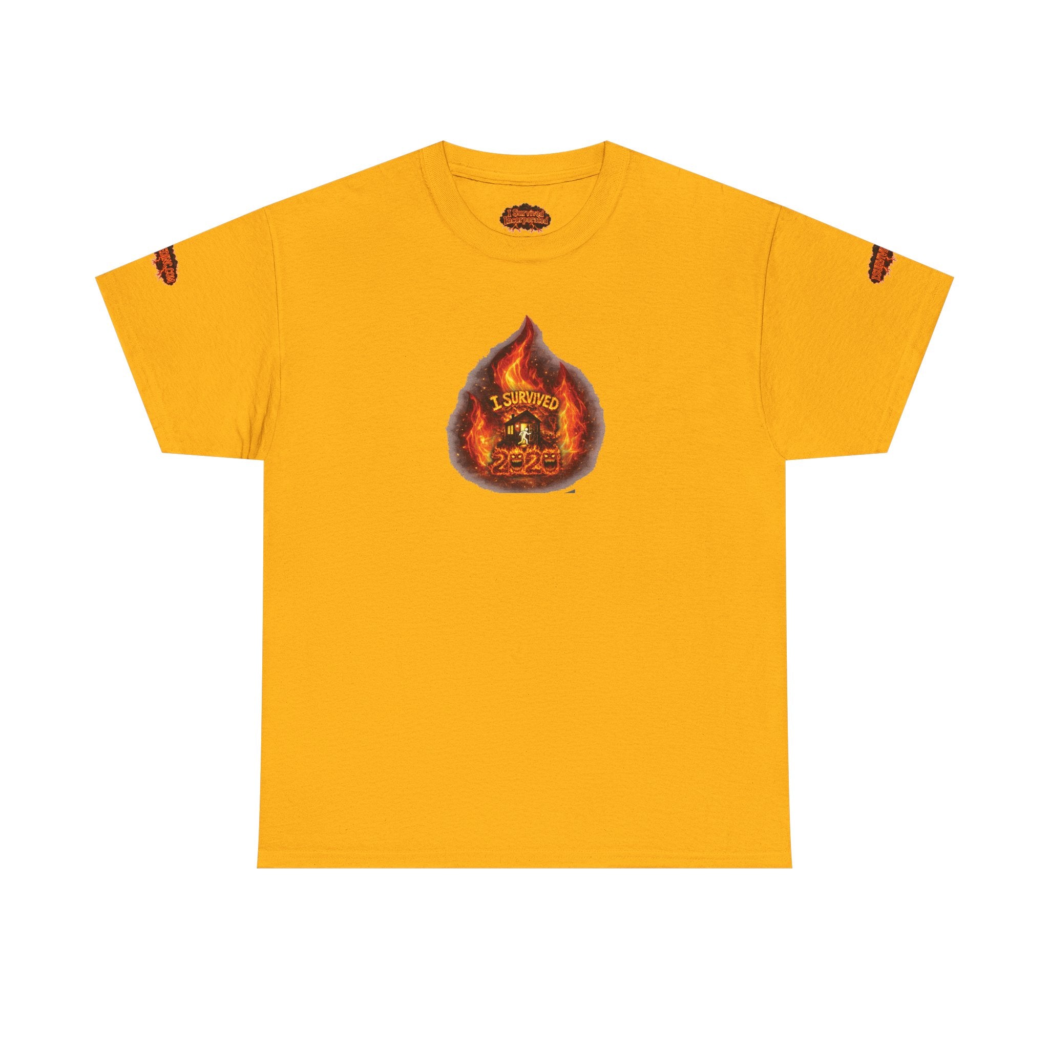 I Survived 2020 — WILDFIRES S2:E2: Director's Cut Special Edition "The Bobcat Fire" Memorial Unisex Heavy Cotton Tee