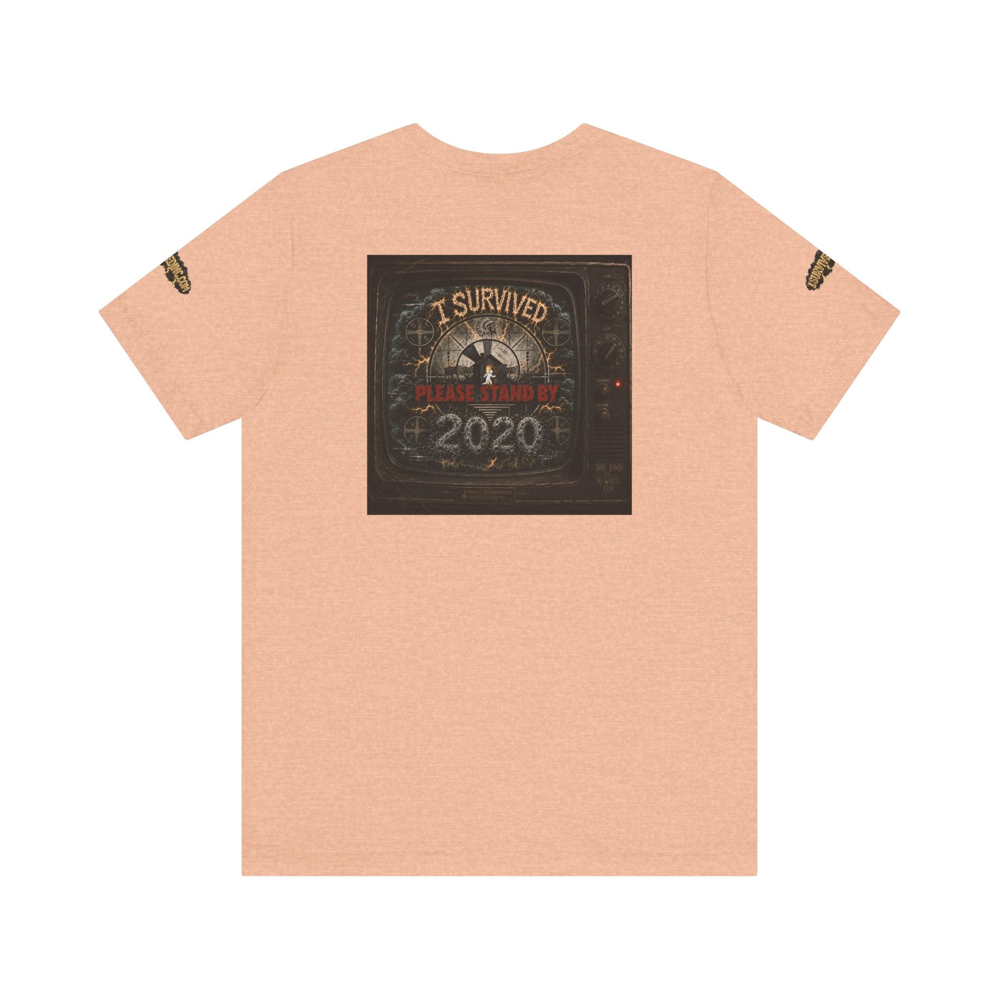 I Survived 2020 — "Please Stand By" Test Pattern Tee Special Edition Summer Premier Unisex Jersey Short Sleeve Tee