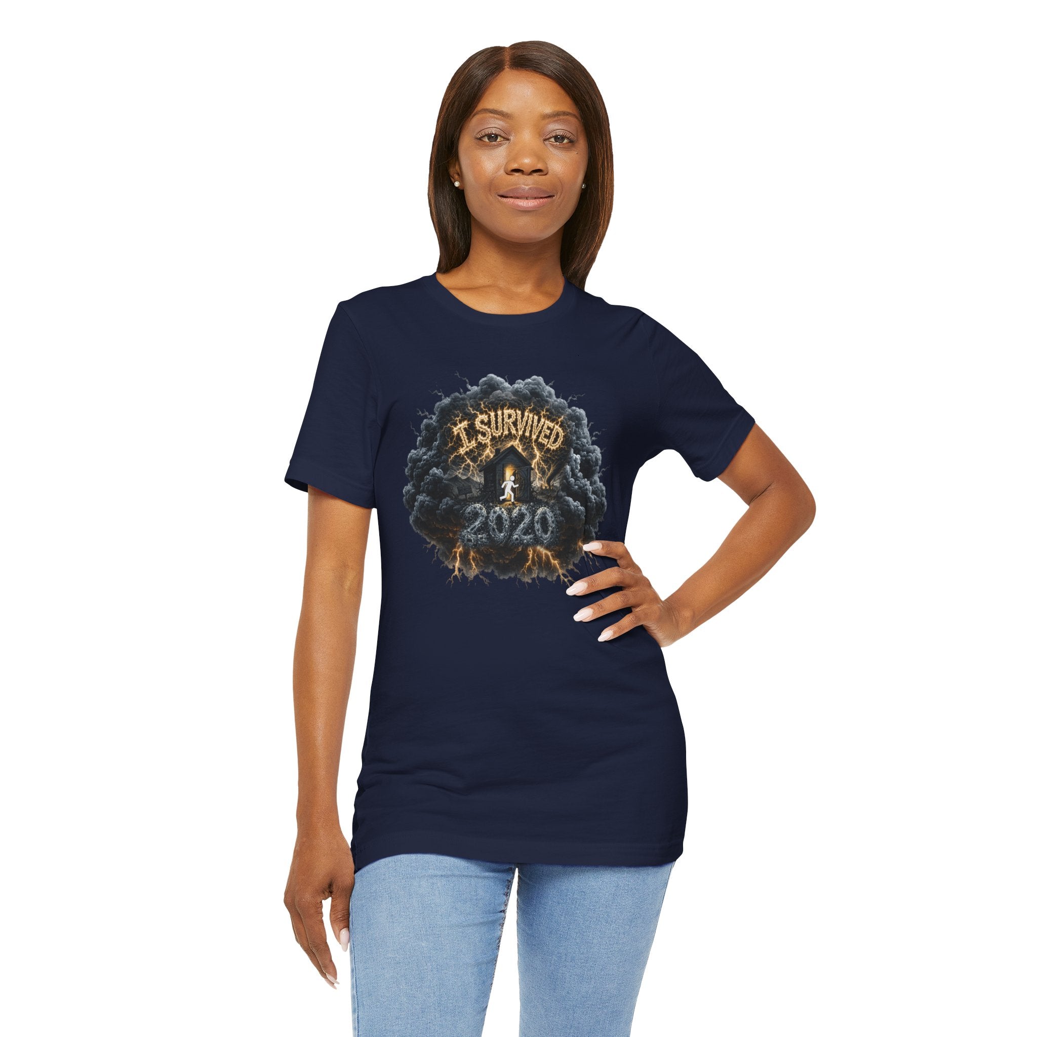 I Survived 2020 — Director's Cut Original Design Teaser Tee | Season 1 Premiere Drop Unisex Jersey Short Sleeve Tee