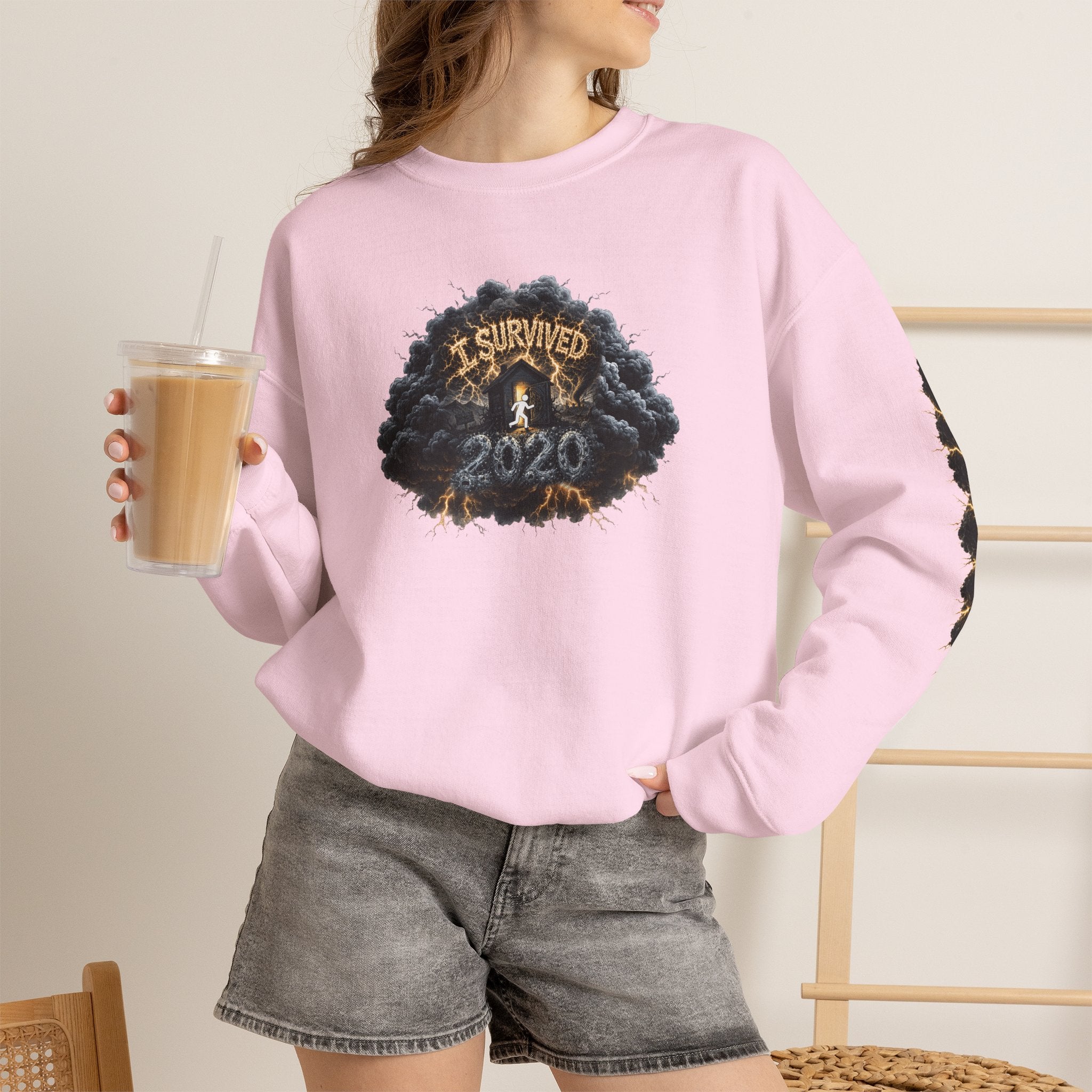 I Survived 2020 — Original PILOT Design: Director's Cut Special Edition Unisex Heavy Blend™ Crewneck Sweatshirt