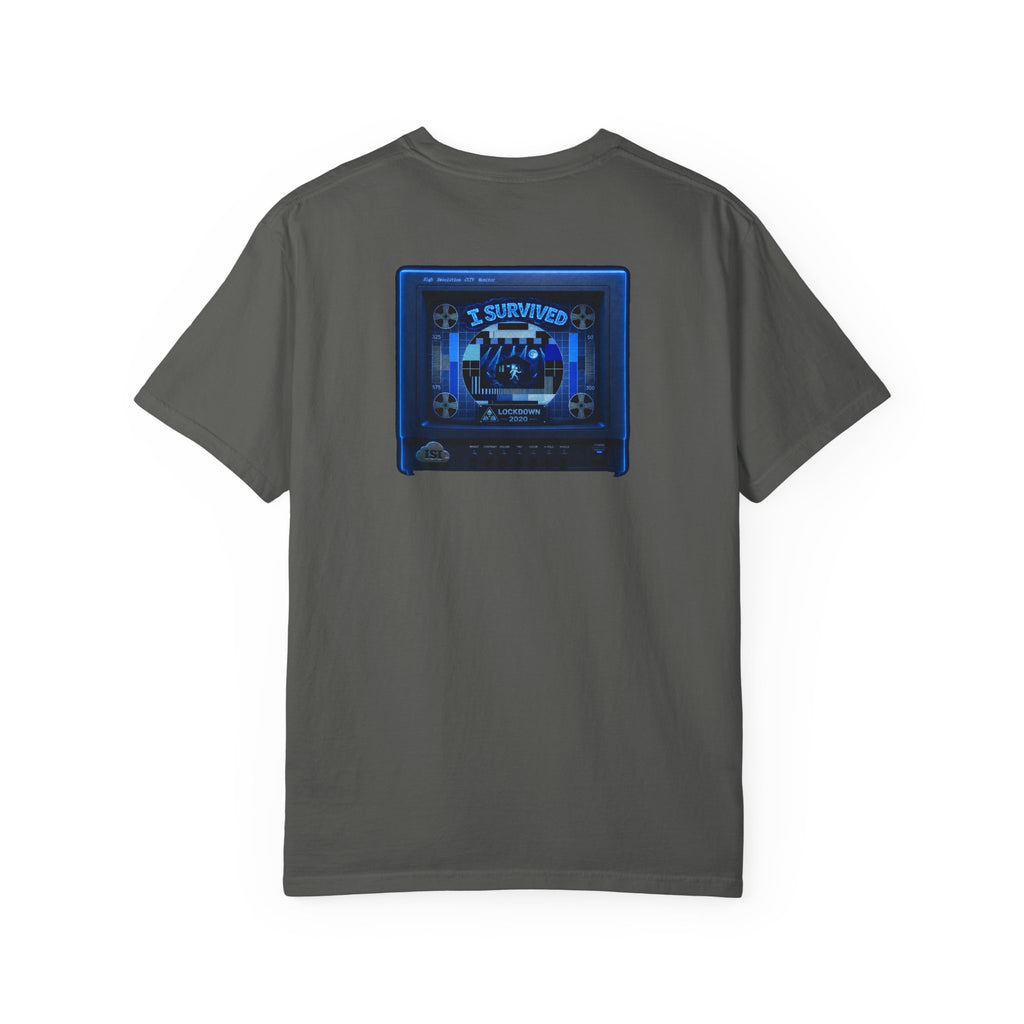 I Survived 2020 — "Please Stand By" Test Pattern Tee Lockdown Special Edition Summer Exclusive Unisex Garment-Dyed T-shirt