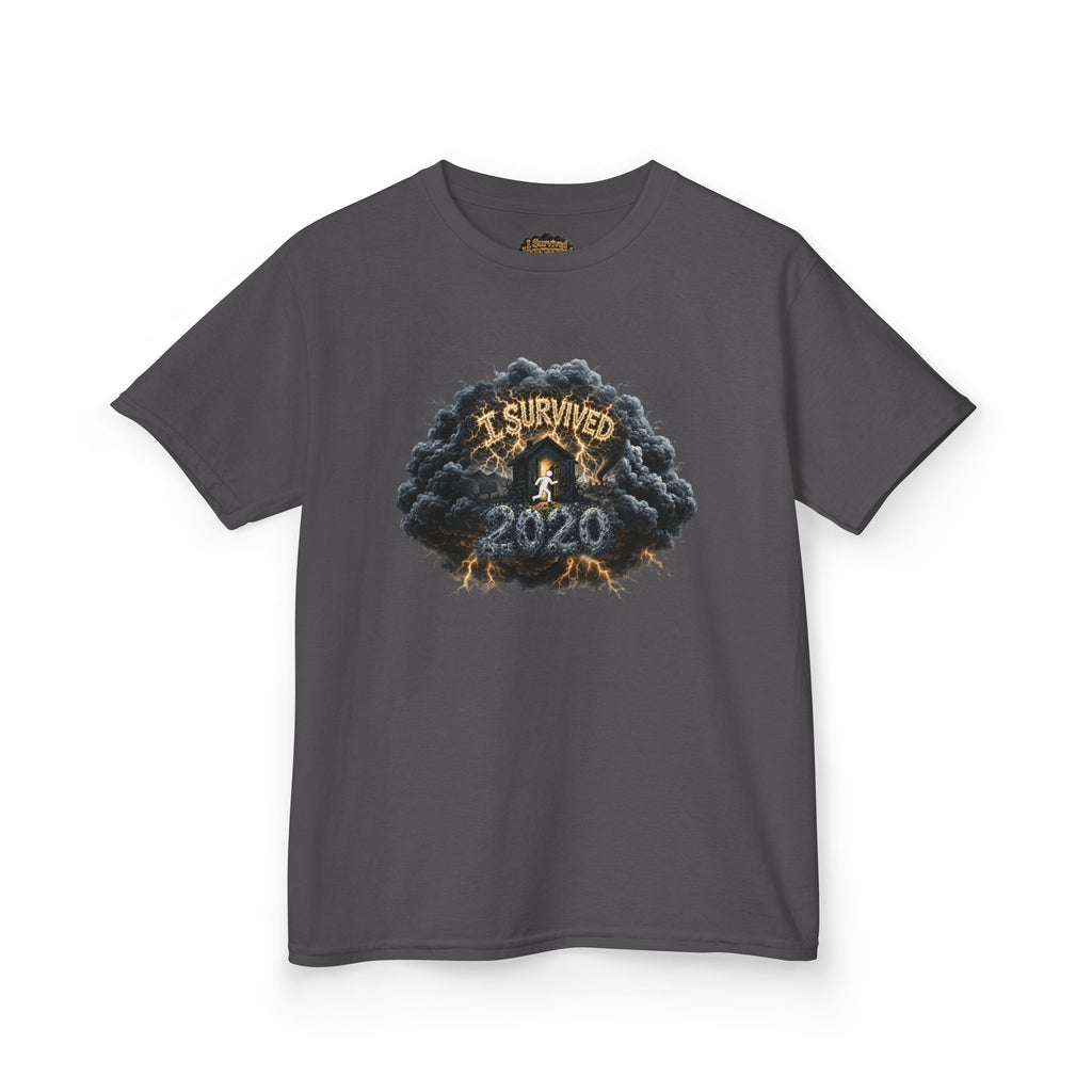 I Survived 2020 — Director's Cut Original Design Teaser Tee | Season 1 Premiere Drop Kids Heavy Cotton™ Tee