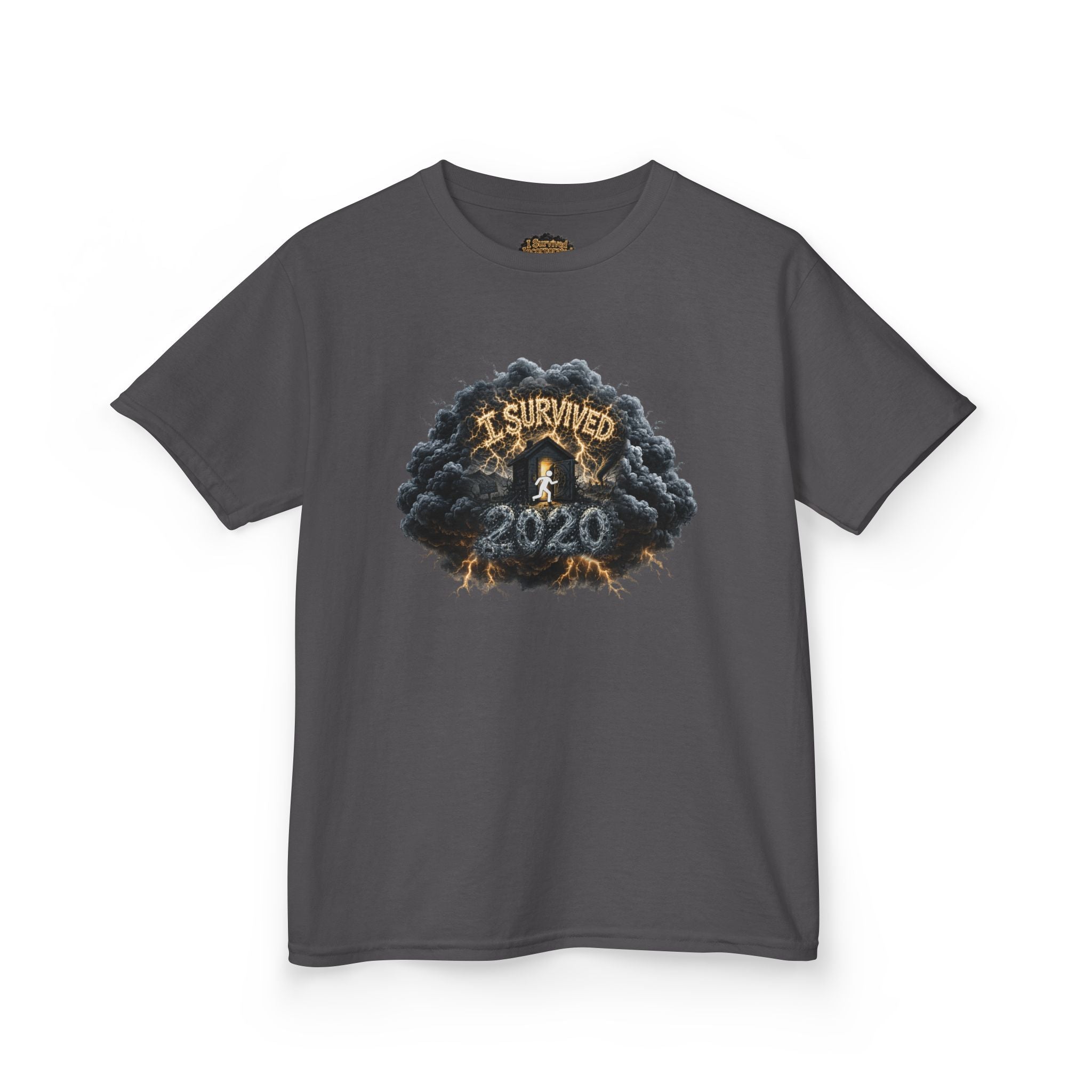 I Survived 2020 — Director's Cut Original Design Teaser Tee | Season 1 Premiere Drop Kids Heavy Cotton™ Tee
