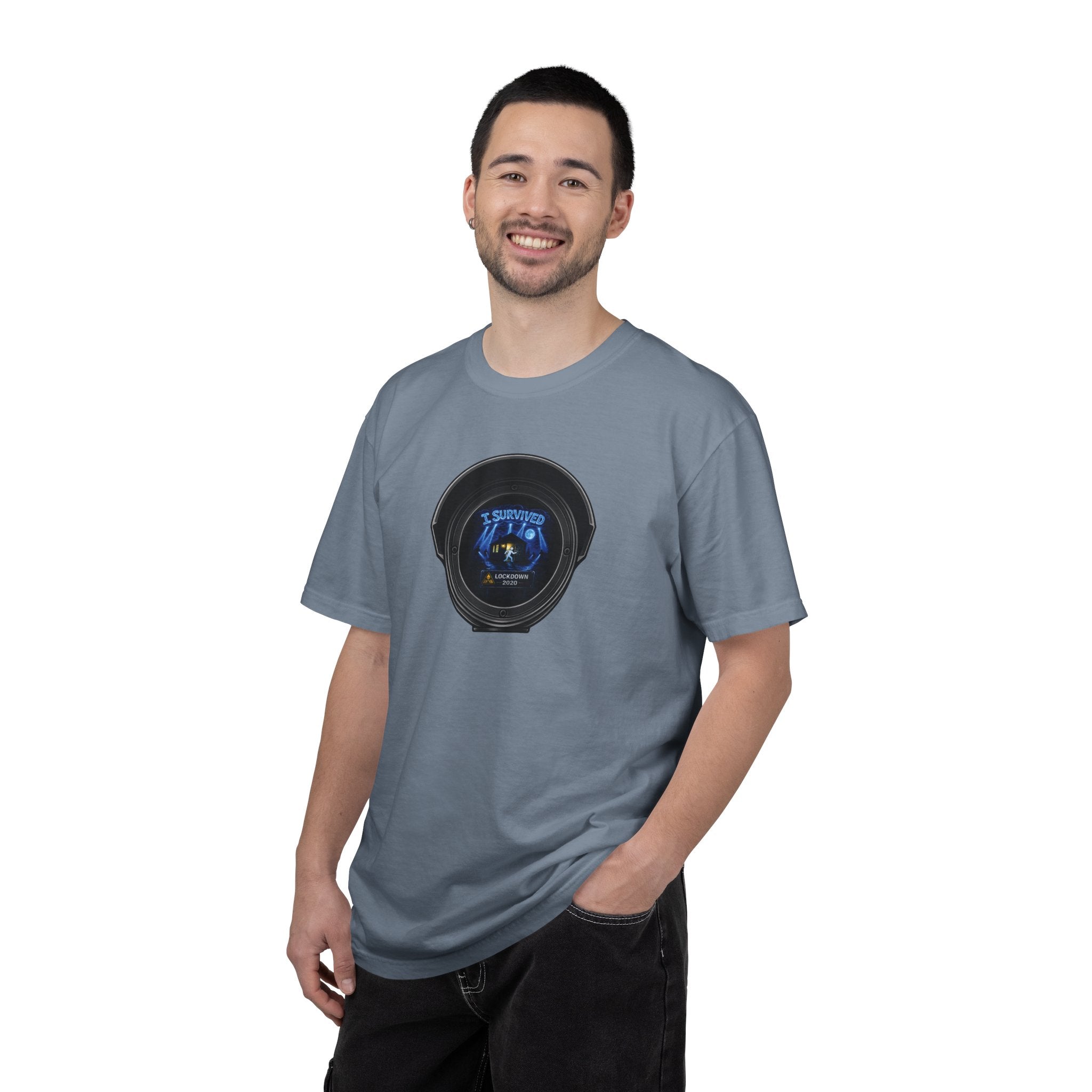 I Survived 2020 —  LOCKDOWN S3:E1: Director's Cut "Quarantine" Unisex Garment-Dyed T-shirt