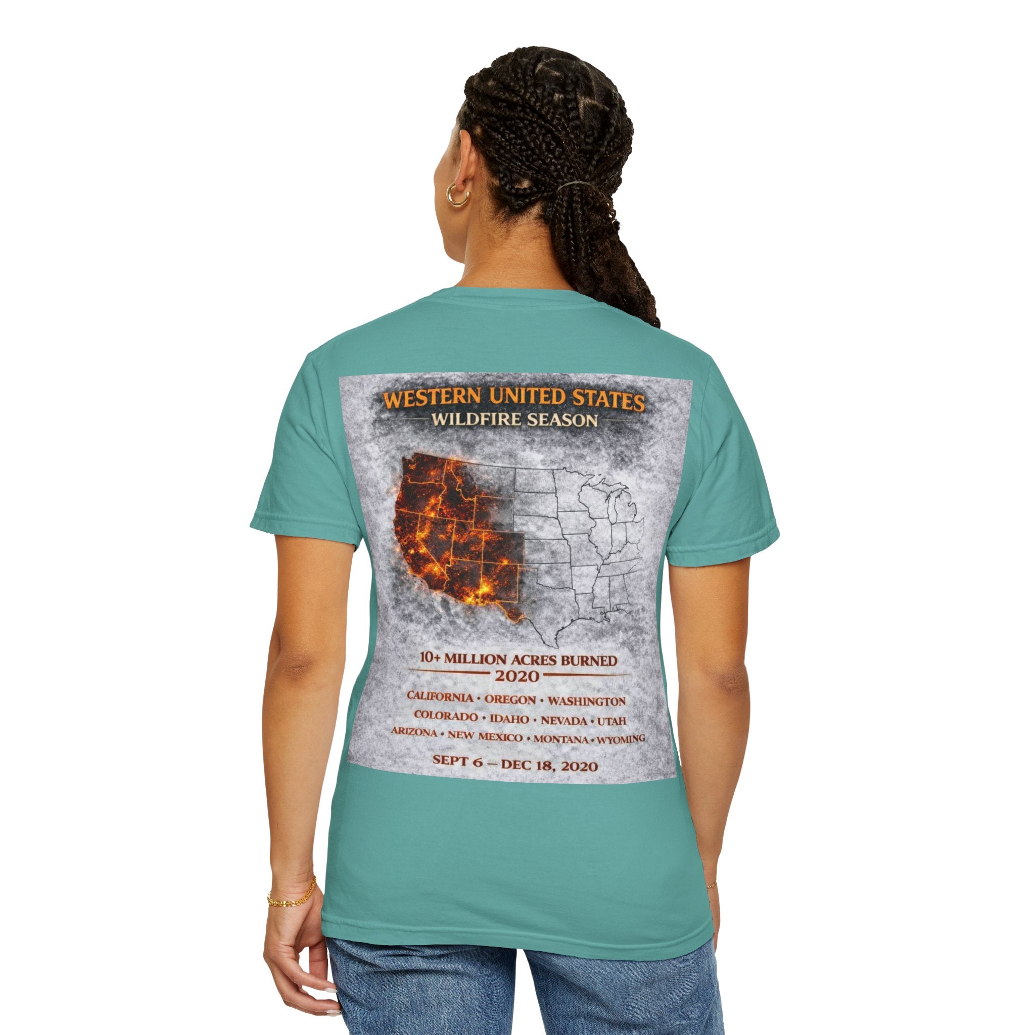 I Survived 2020 — Director's Cut S2:E4 "Western U.S. Wildfire Season" | Mid-Season Finale Pt. 1 | Wildfire Edition Memorial Unisex Garment-Dyed T-shirt