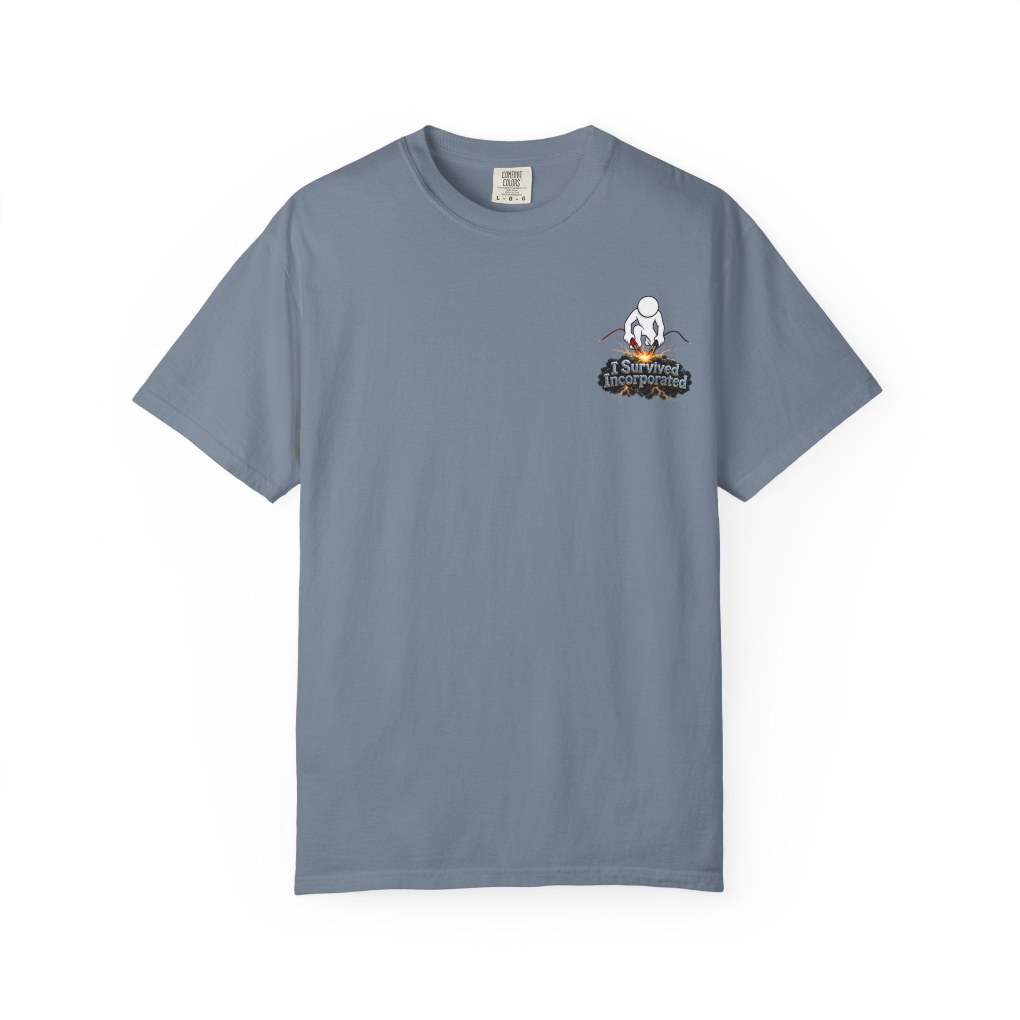 I Survived 2020 — "Please Stand By" Test Pattern Tee Summer Premier Unisex Garment-Dyed T-shirt