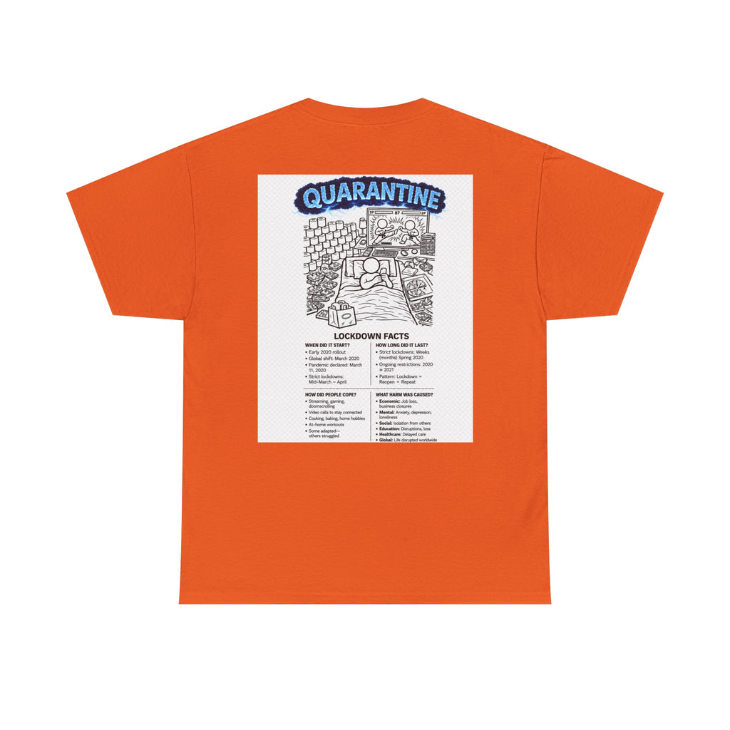 I Survived 2020 — S3:E1 "Quarantine" | Lockdown Edition Documentary Unisex Heavy Cotton Tee